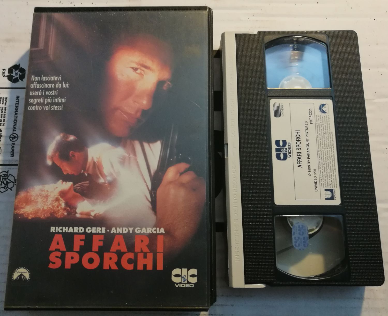 TeknoFilm - VHS – AFFARI SPORCHI di Mike Figgis (1990) - CIC TeknoFilm - VHS – AFFARI SPORCHI di Mike Figgis (1990) - CIC