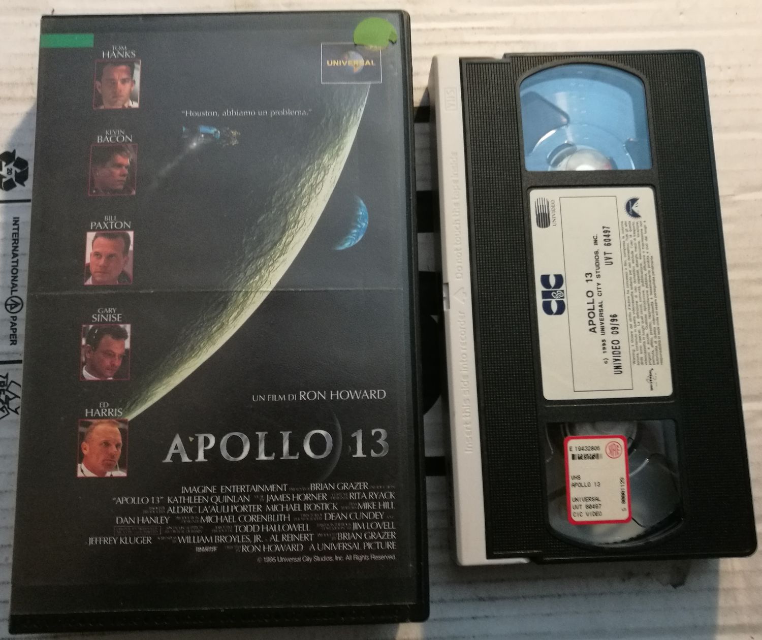TeknoFilm - VHS – APOLLO 13 di Ron Howard (1995) - CIC TeknoFilm - VHS – APOLLO 13 di Ron Howard (1995) - CIC