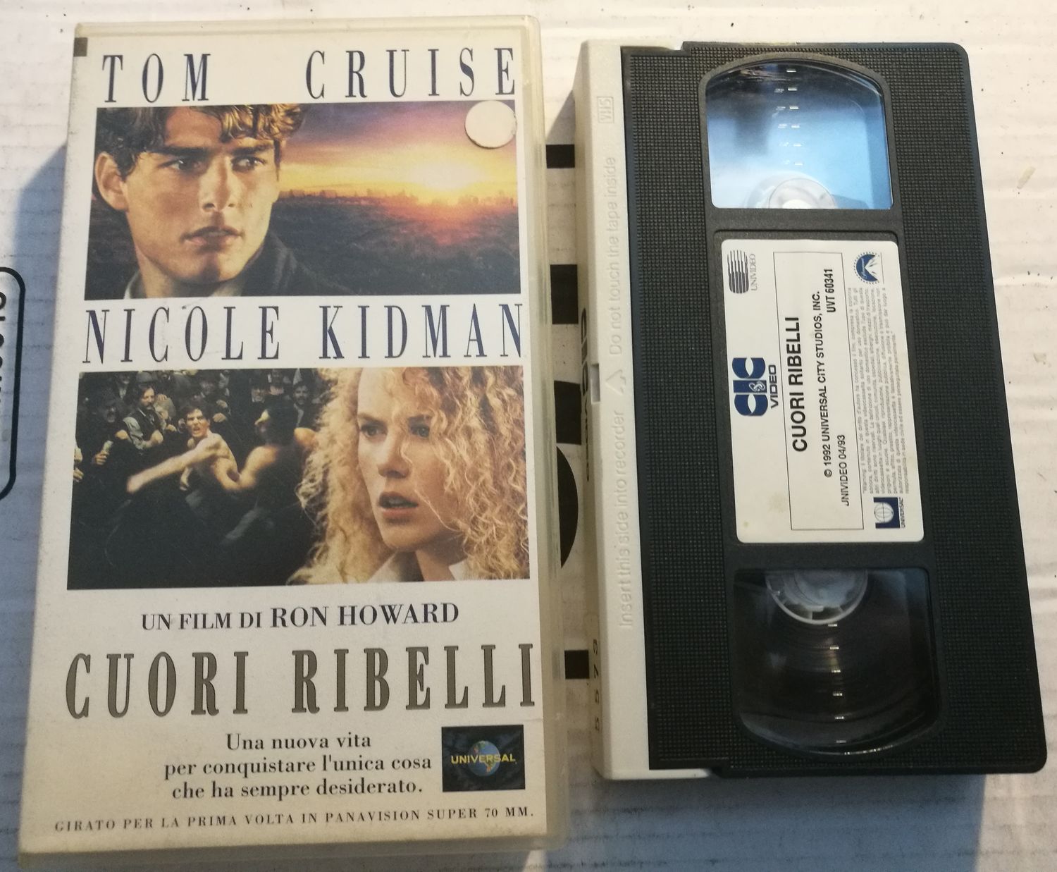 TeknoFilm - VHS – CUORI RIBELLI di Ron Howard (1992) - CIC TeknoFilm - VHS – CUORI RIBELLI di Ron Howard (1992) - CIC