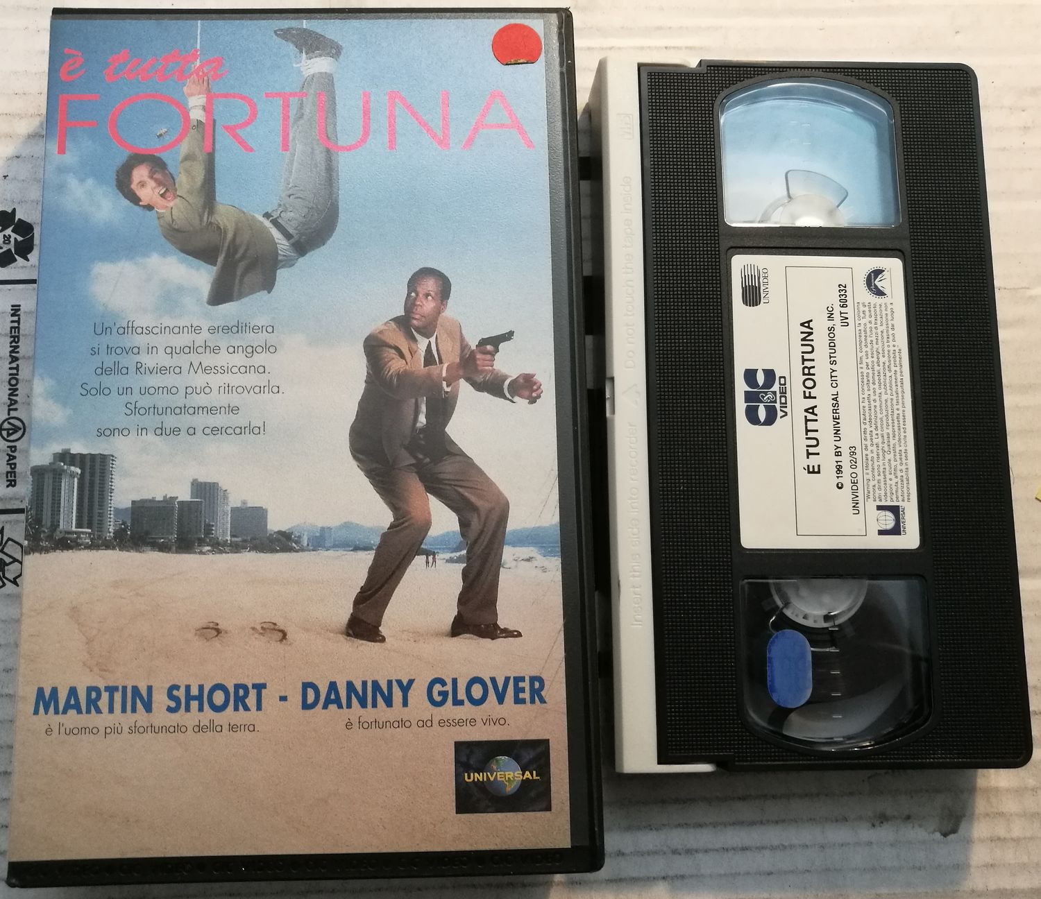 TeknoFilm - VHS – E' TUTTA FORTUNA di Nadia Tass (1991) - CIC TeknoFilm - VHS – E' TUTTA FORTUNA di Nadia Tass (1991) - CIC