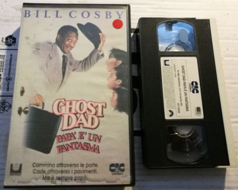 TeknoFilm - VHS – GHOST DAD - PAPA' E' UN FANTASMA di Sidney Poitier (1990) - CIC (INEDITO IN DVD)