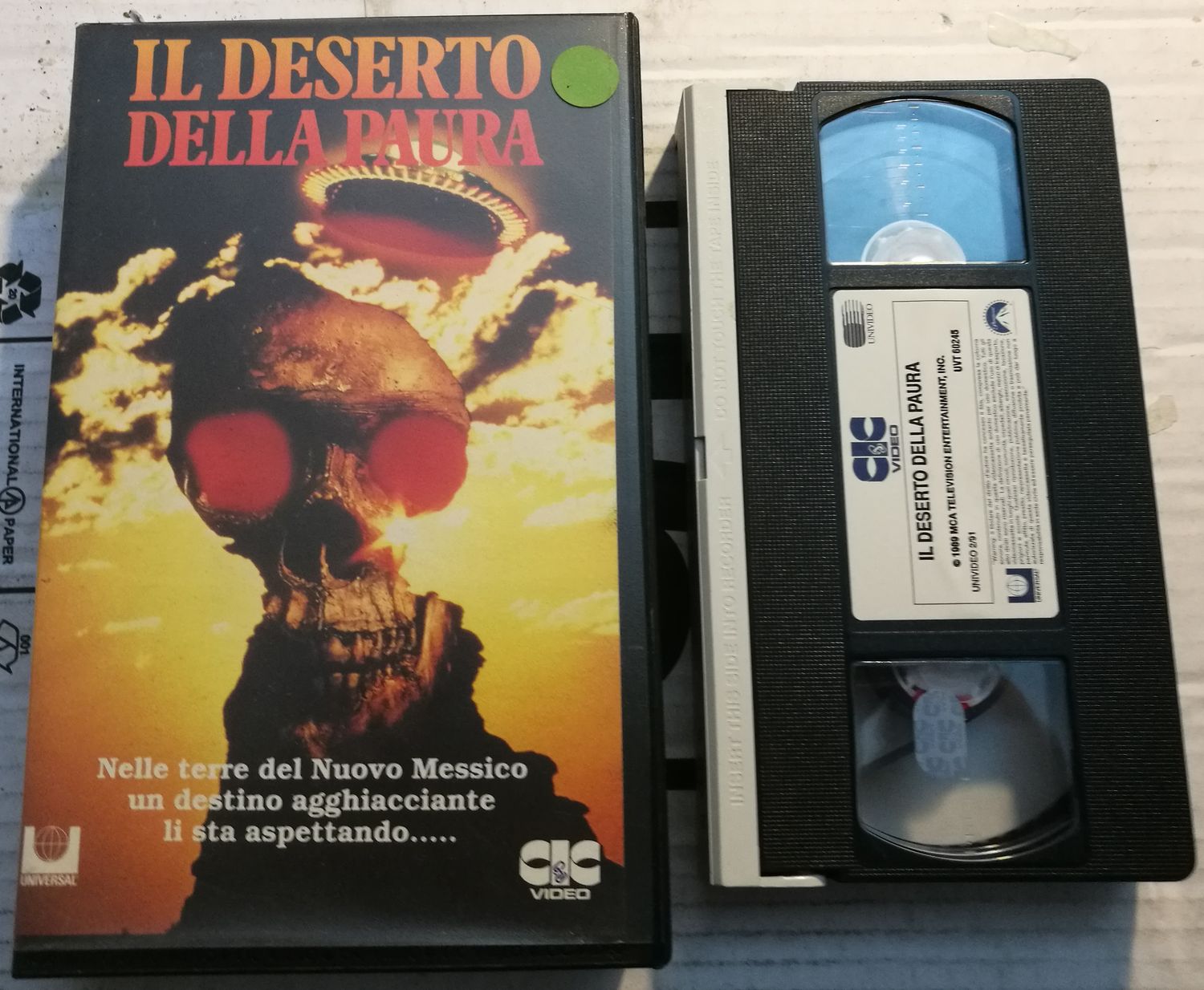 TeknoFilm - VHS – IL DESERTO DELLA PAURA di Mark, Jonathan e Paul Van der Zee (1989) - CIC (INEDITO IN DVD) TeknoFilm - VHS – IL DESERTO DELLA PAURA di Mark, Jonathan e Paul Van der Zee (1989) - CIC (INEDITO IN DVD)