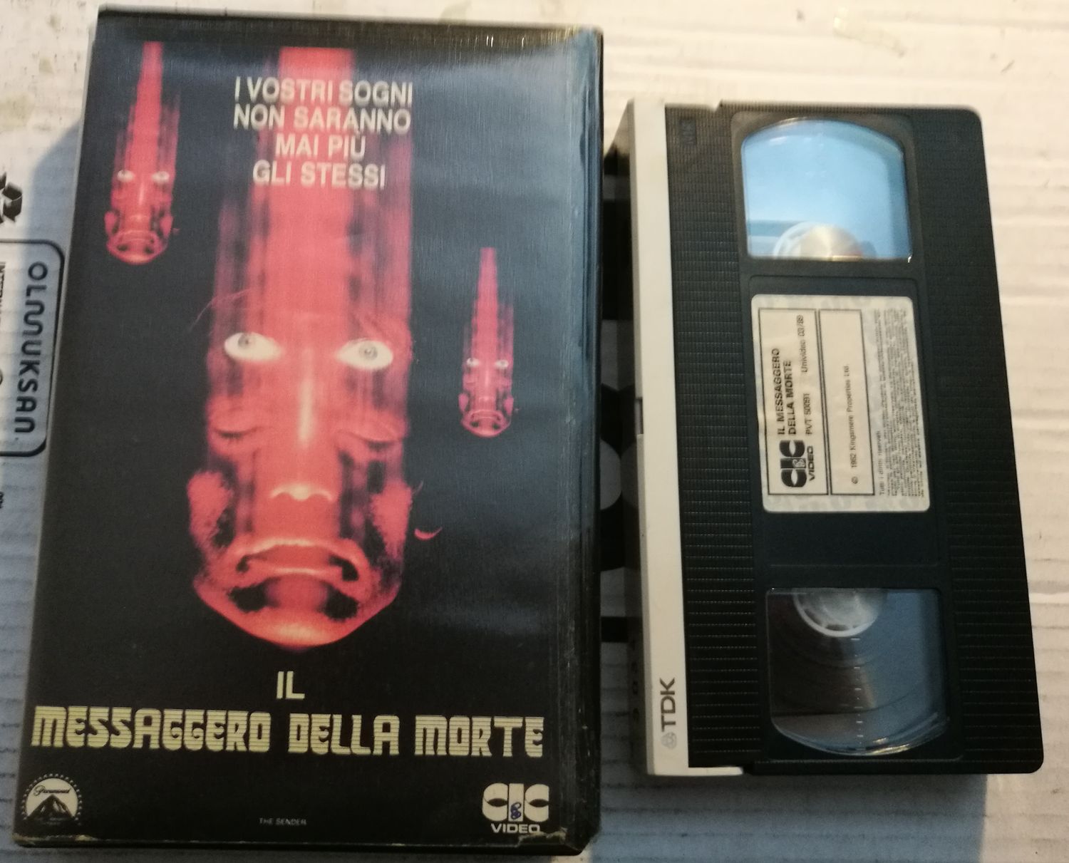 TeknoFilm - VHS – IL MESSAGGERO DELLA MORTE di Roger Christian (1982) - CIC TeknoFilm - VHS – IL MESSAGGERO DELLA MORTE di Roger Christian (1982) - CIC