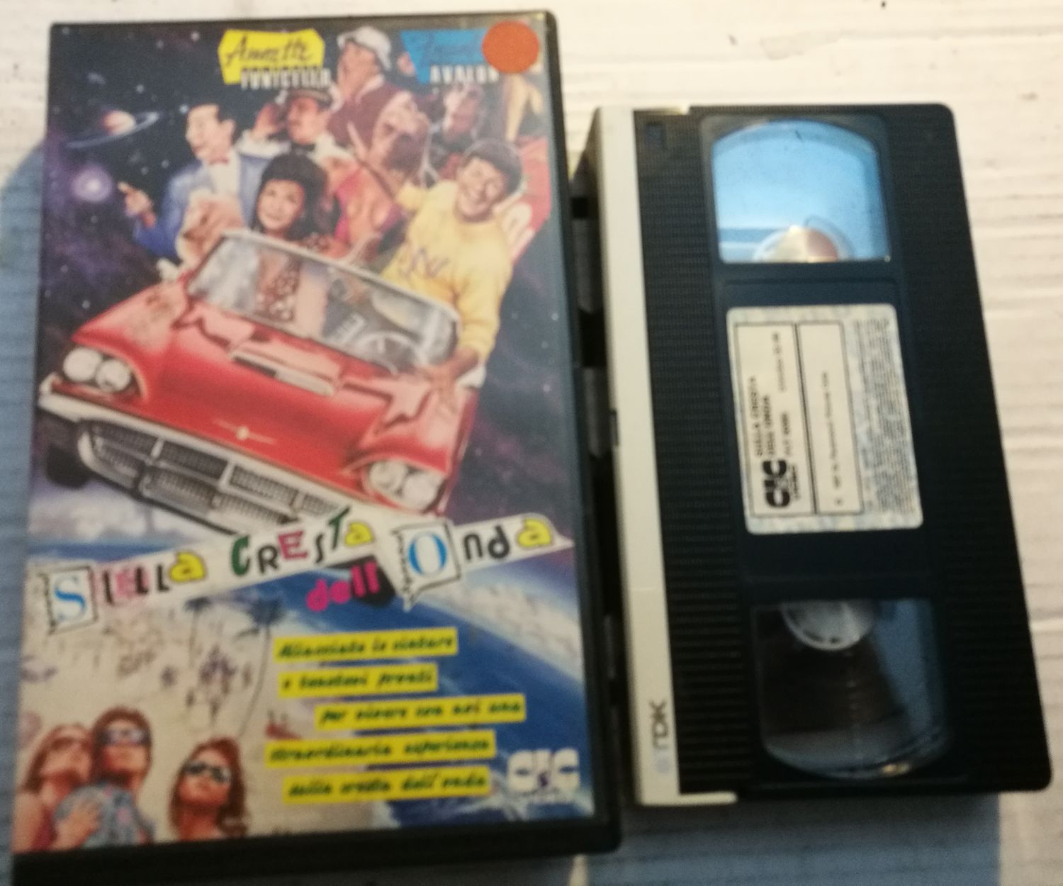 TeknoFilm - VHS – SULLA CRESTA DELL'ONDA di Lyndall Hobbs (1987) - CIC (INEDITO IN DVD) TeknoFilm - VHS – SULLA CRESTA DELL'ONDA di Lyndall Hobbs (1987) - CIC (INEDITO IN DVD)