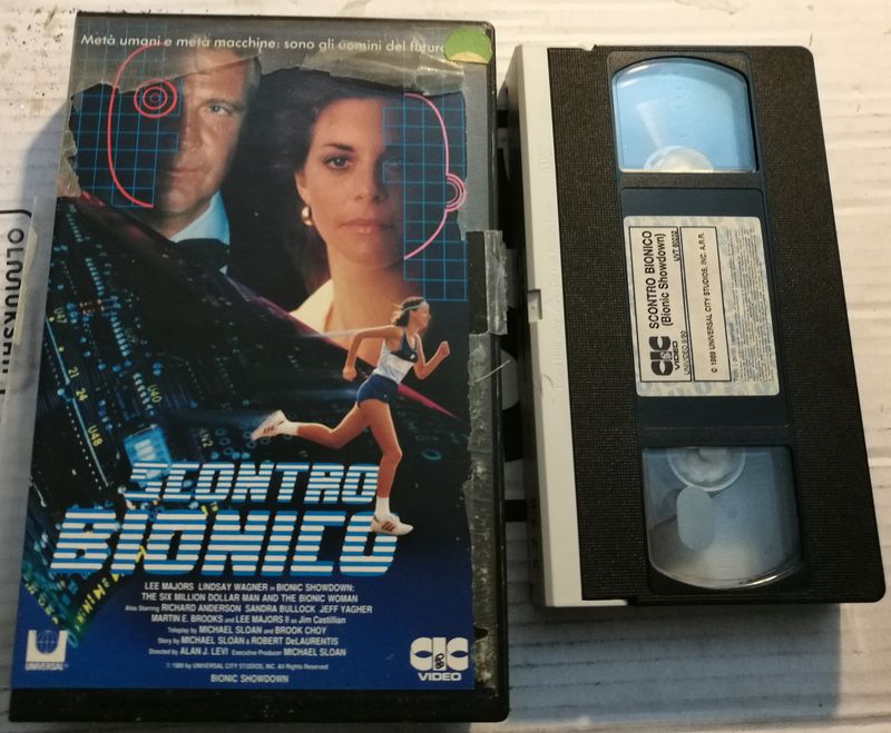 TeknoFilm - VHS – SCONTRO BIONICO di Alan J. Levi (1989) - CIC (INEDITO IN DVD)