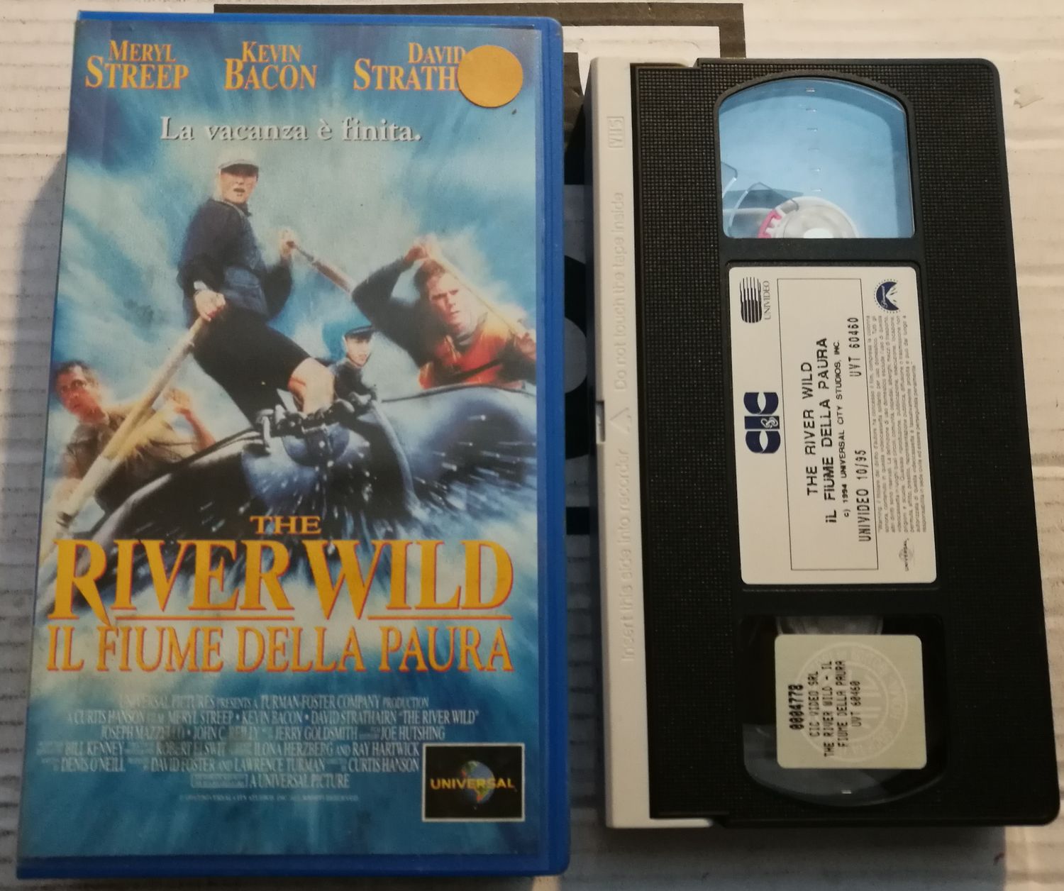 TeknoFilm - VHS – THE RIVER WILD - IL FIUME DELLA PAURA di Curtis Hanson (1994) - CIC TeknoFilm - VHS – THE RIVER WILD - IL FIUME DELLA PAURA di Curtis Hanson (1994) - CIC