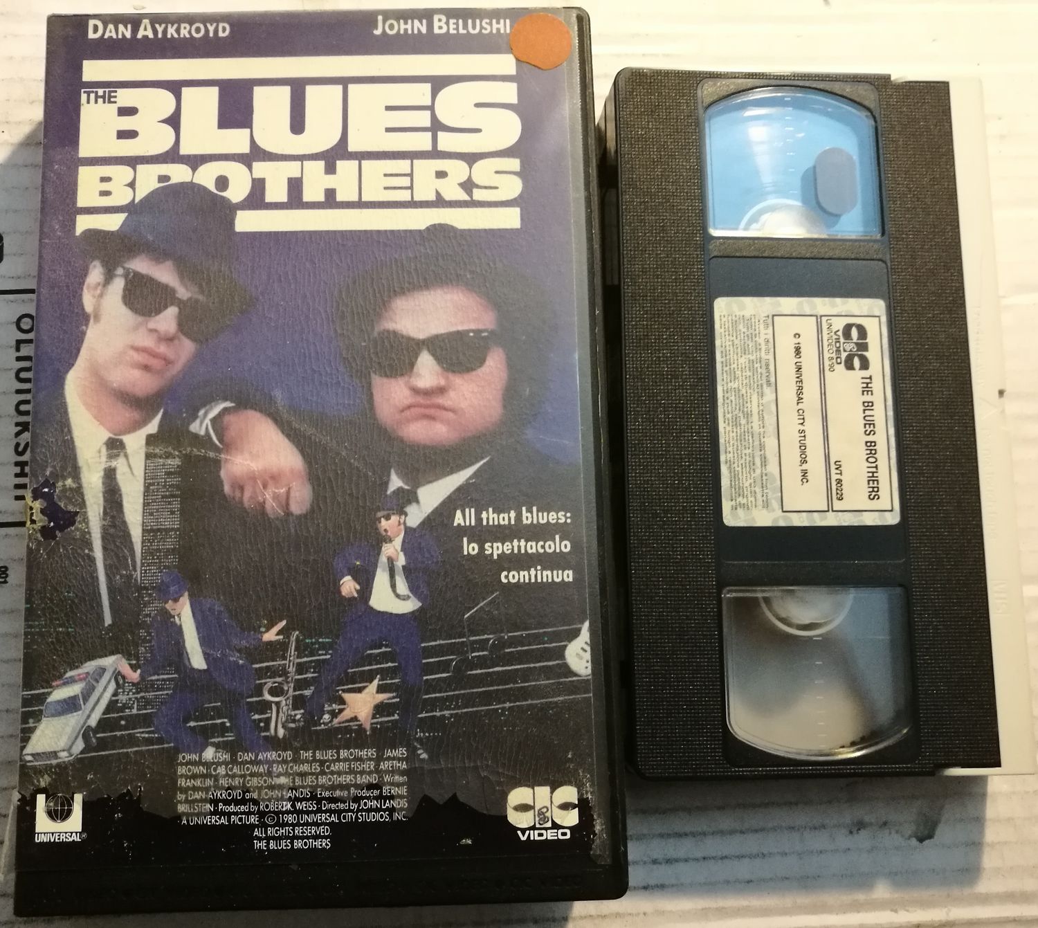 TeknoFilm - VHS – THE BLUES BROTHERS di John Landis (1980) - CIC TeknoFilm - VHS – THE BLUES BROTHERS di John Landis (1980) - CIC