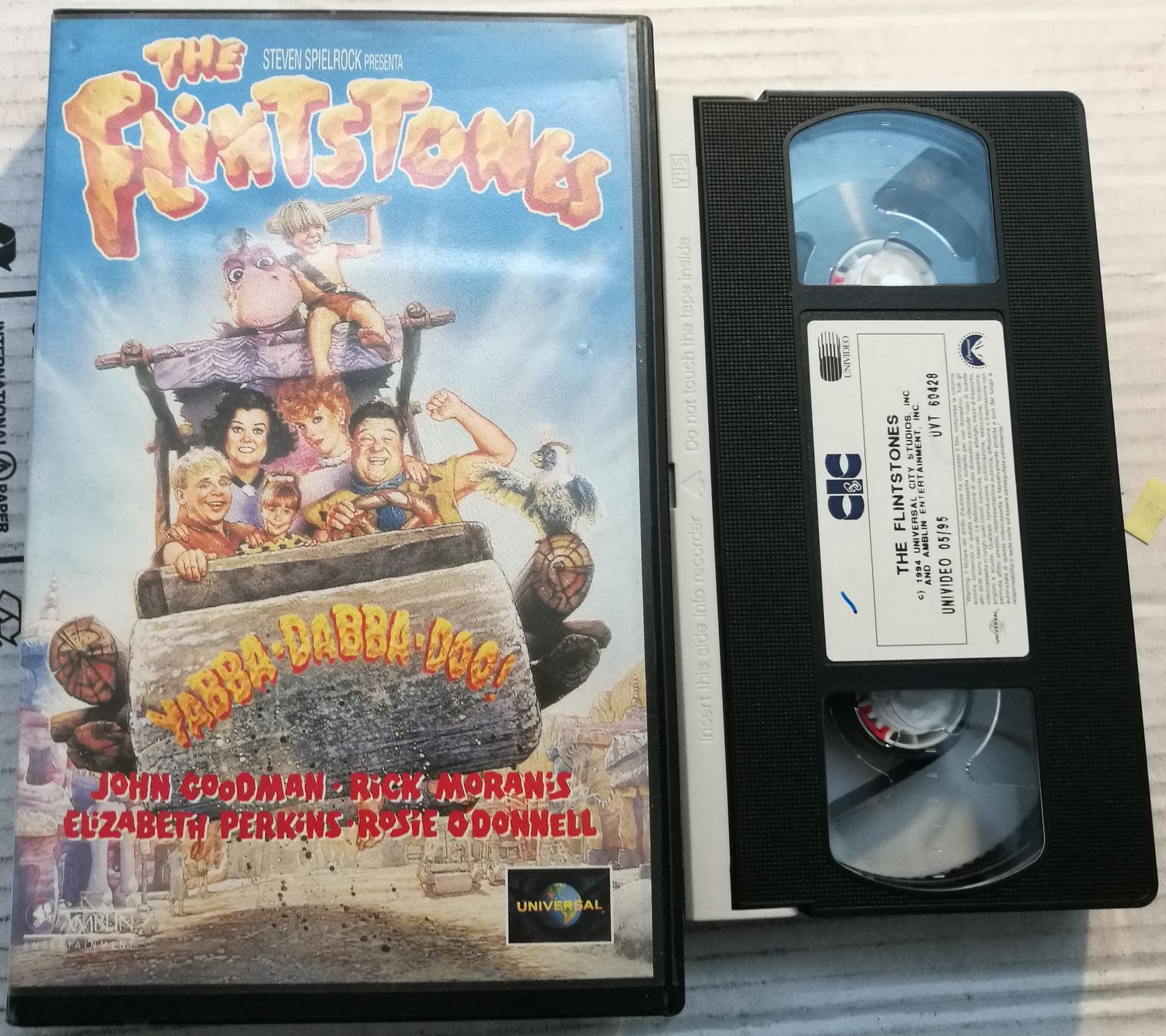 TeknoFilm - VHS – THE FLINTSTONES di Brian Levant (1994) - CIC TeknoFilm - VHS – THE FLINTSTONES di Brian Levant (1994) - CIC