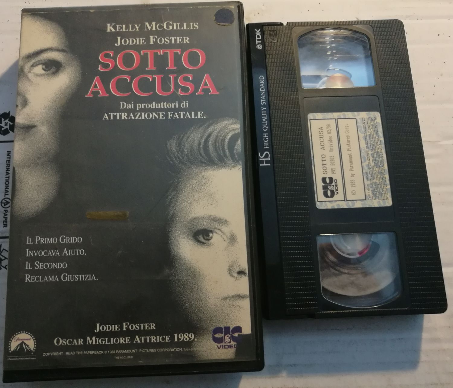TeknoFilm - VHS – SOTTO ACCUSA di Jonathan Kaplan (1988) - CIC TeknoFilm - VHS – SOTTO ACCUSA di Jonathan Kaplan (1988) - CIC