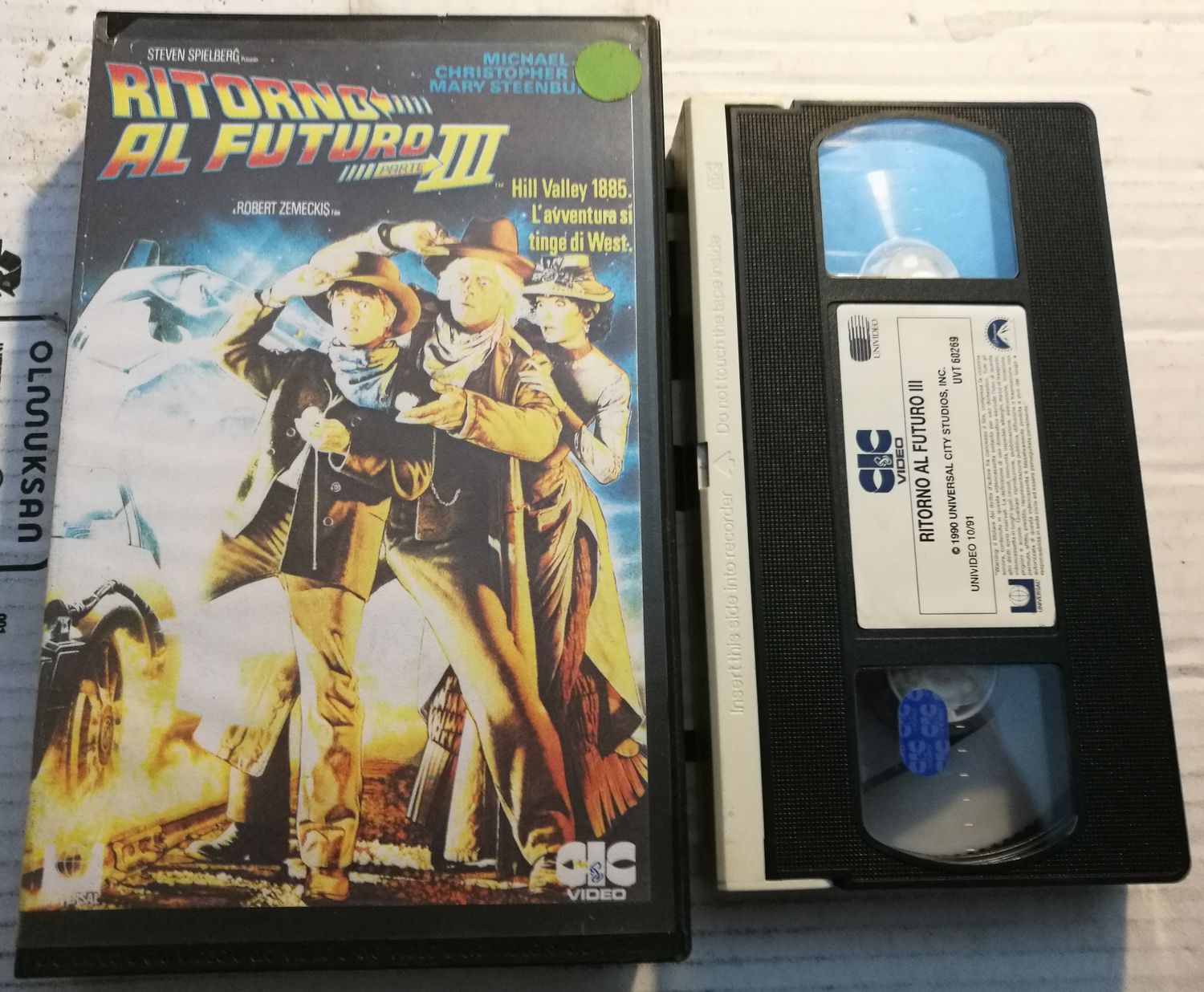 TeknoFilm - VHS – RITORNO AL FUTURO 3 di Robert Zemeckis (1990) - CIC TeknoFilm - VHS – RITORNO AL FUTURO 3 di Robert Zemeckis (1990) - CIC