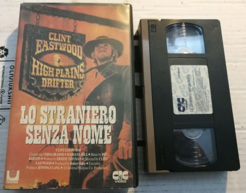 TeknoFilm - VHS – LO STRANIERO SENZA NOME di Clint Eastwood (1973) - CIC