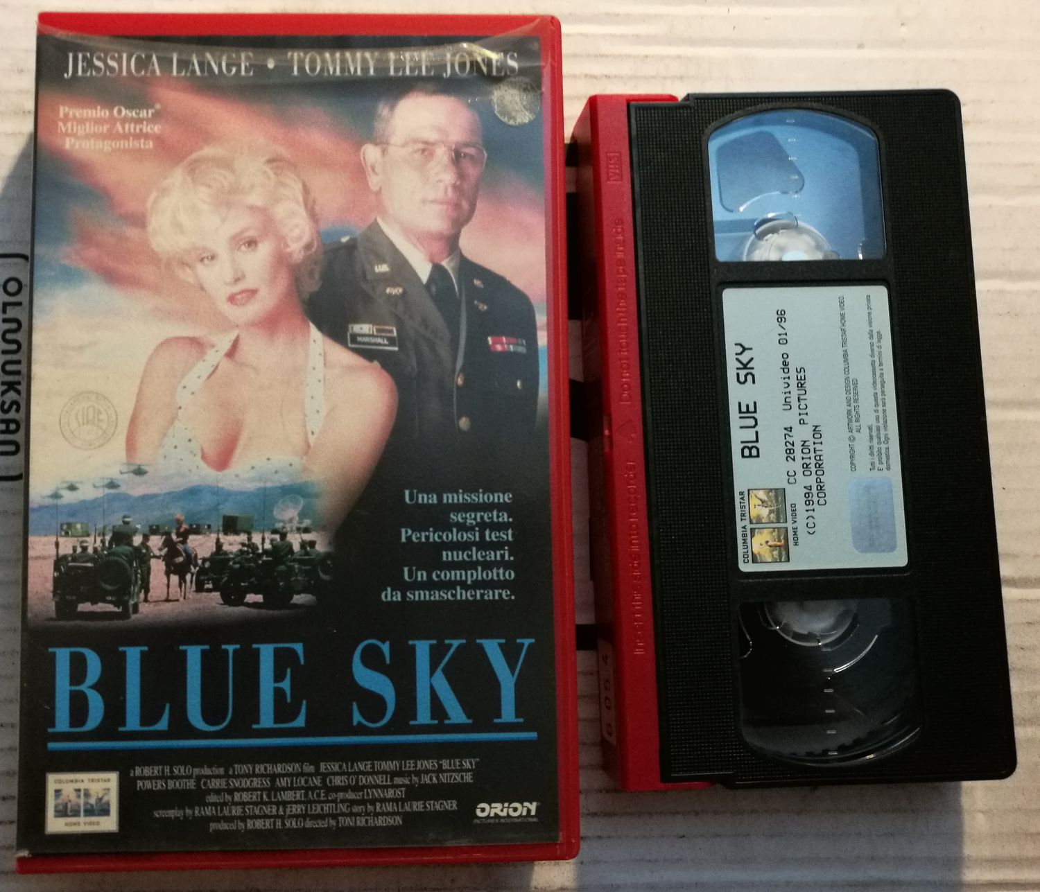 TeknoFilm - VHS – BLUE SKY di Tony Richardson (1994) - COLUMBIA TRISTAR TeknoFilm - VHS – BLUE SKY di Tony Richardson (1994) - COLUMBIA TRISTAR