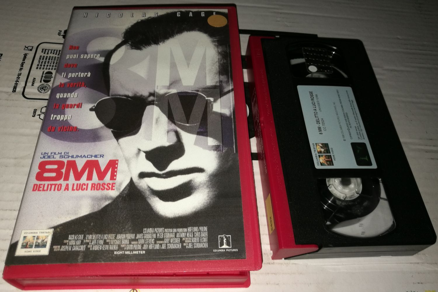 TeknoFilm - VHS – 8MM DELITTO A LUCI ROSSE di Joel Schumacher (1999) - COLUMBIA TRISTAR TeknoFilm - VHS – 8MM DELITTO A LUCI ROSSE di Joel Schumacher (1999) - COLUMBIA TRISTAR