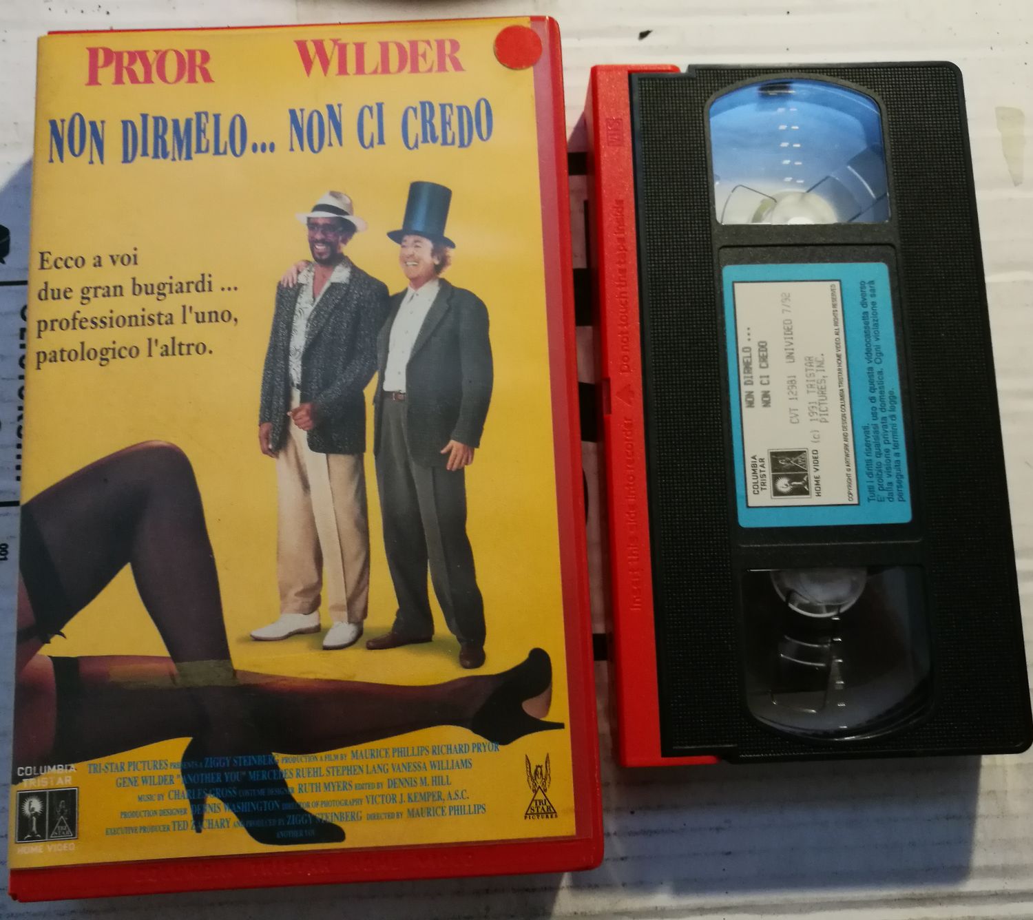 TeknoFilm - VHS – NON DIRMELO NON CI CREDO di Maurice Phillips (1991) - COLUMBIA TRISTAR TeknoFilm - VHS – NON DIRMELO NON CI CREDO di Maurice Phillips (1991) - COLUMBIA TRISTAR