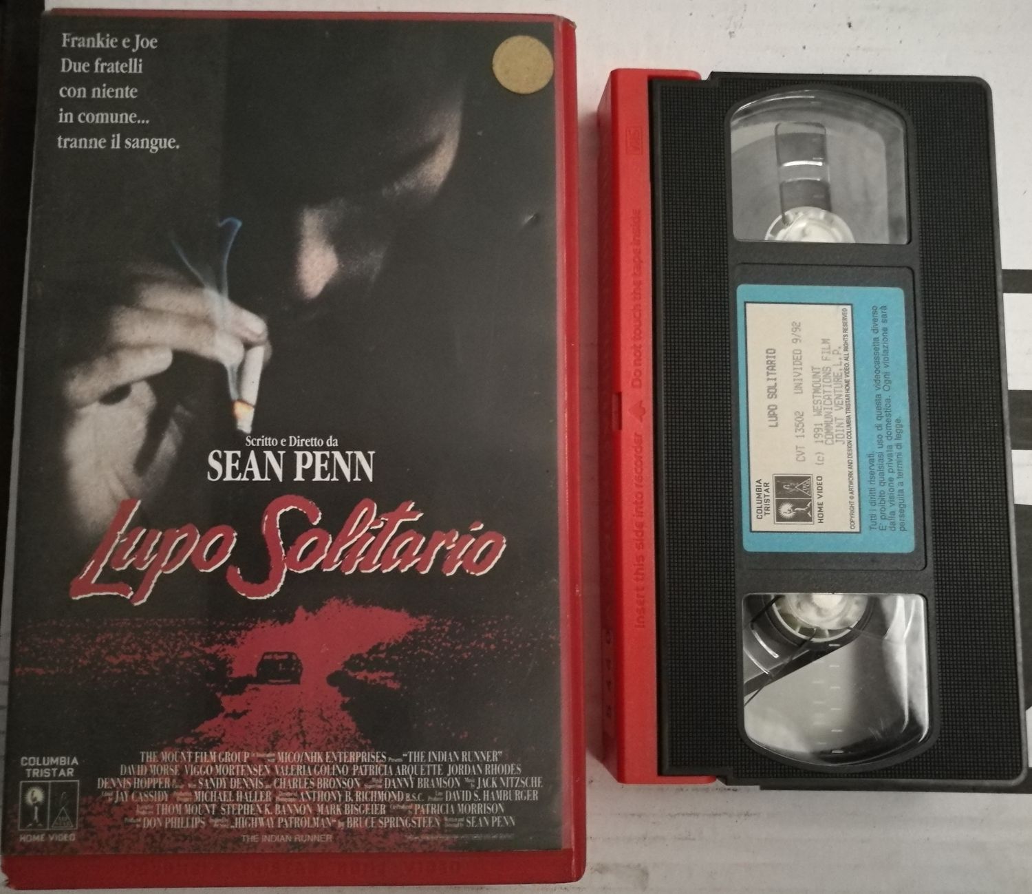 TeknoFilm - VHS – LUPO SOLITARIO di Sean Penn (1991) - COLUMBIA TRISTAR TeknoFilm - VHS – LUPO SOLITARIO di Sean Penn (1991) - COLUMBIA TRISTAR