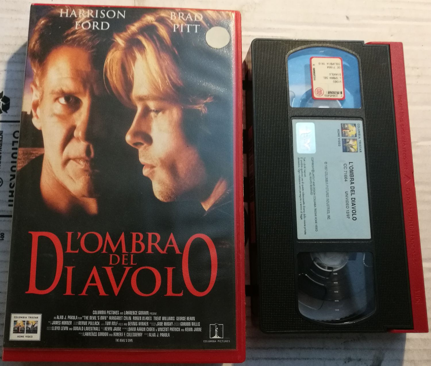 TeknoFilm - VHS – L'OMBRA DEL DIAVOLO di Alan J. Pakula (1997) - COLUMBIA TRISTAR TeknoFilm - VHS – L'OMBRA DEL DIAVOLO di Alan J. Pakula (1997) - COLUMBIA TRISTAR