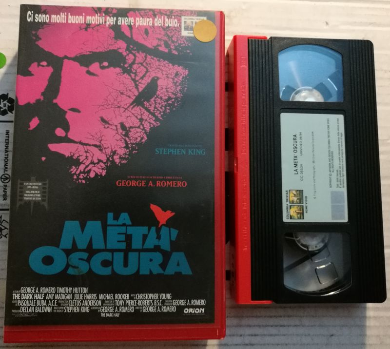 TeknoFilm - VHS – LA META' OSCURA di George A. Romero (1992) - COLUMBIA TRISTAR TeknoFilm - VHS – LA META' OSCURA di George A. Romero (1992) - COLUMBIA TRISTAR