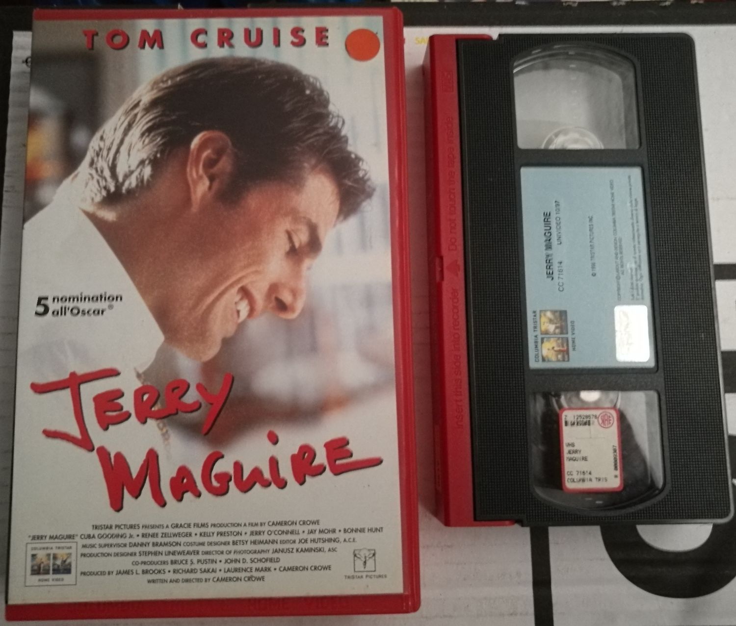 TeknoFilm - VHS – JERRY MAGUIRE di Cameron Crowe (1996) - COLUMBIA TRISTAR TeknoFilm - VHS – JERRY MAGUIRE di Cameron Crowe (1996) - COLUMBIA TRISTAR