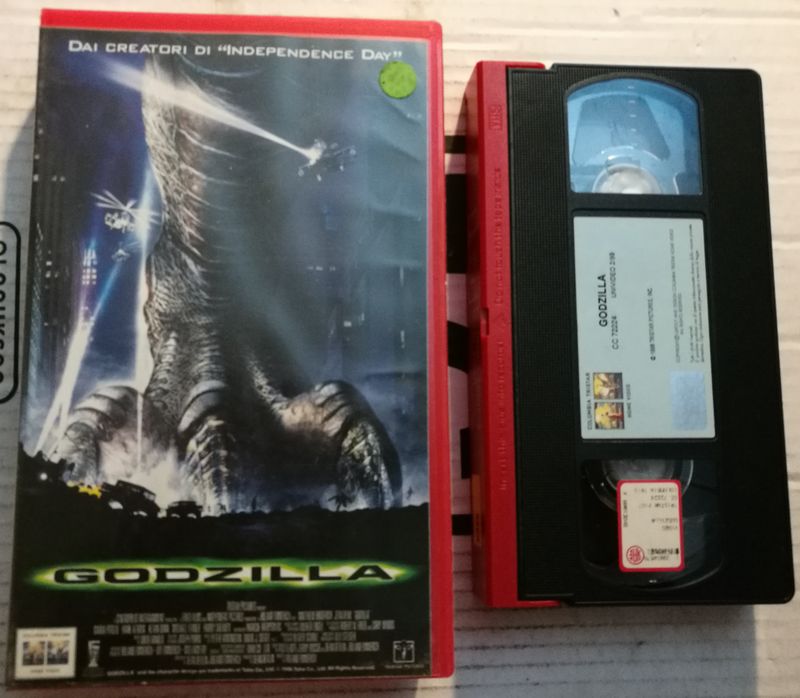 TeknoFilm - VHS – GODZILLA di Roland Emmerich (1998) - COLUMBIA TRISTAR TeknoFilm - VHS – GODZILLA di Roland Emmerich (1998) - COLUMBIA TRISTAR