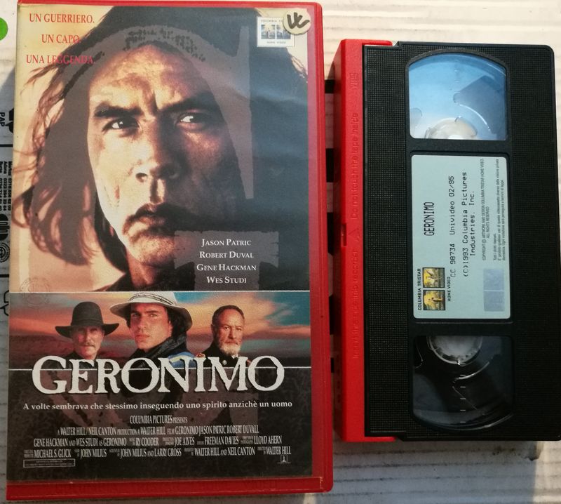 TeknoFilm - VHS – GERONIMO di Walter Hill (1994) - COLUMBIA TRISTAR