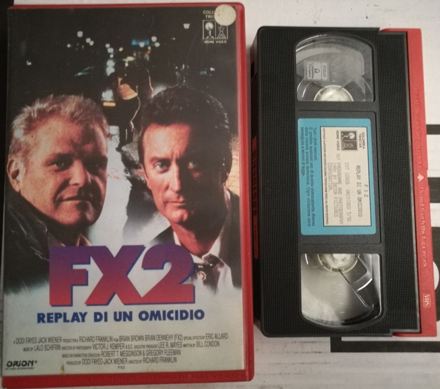 TeknoFilm - VHS – FX2 REPLAY DI UN OMICIDIO di Richard Franklin (1991) - COLUMBIA TRISTAR TeknoFilm - VHS – FX2 REPLAY DI UN OMICIDIO di Richard Franklin (1991) - COLUMBIA TRISTAR