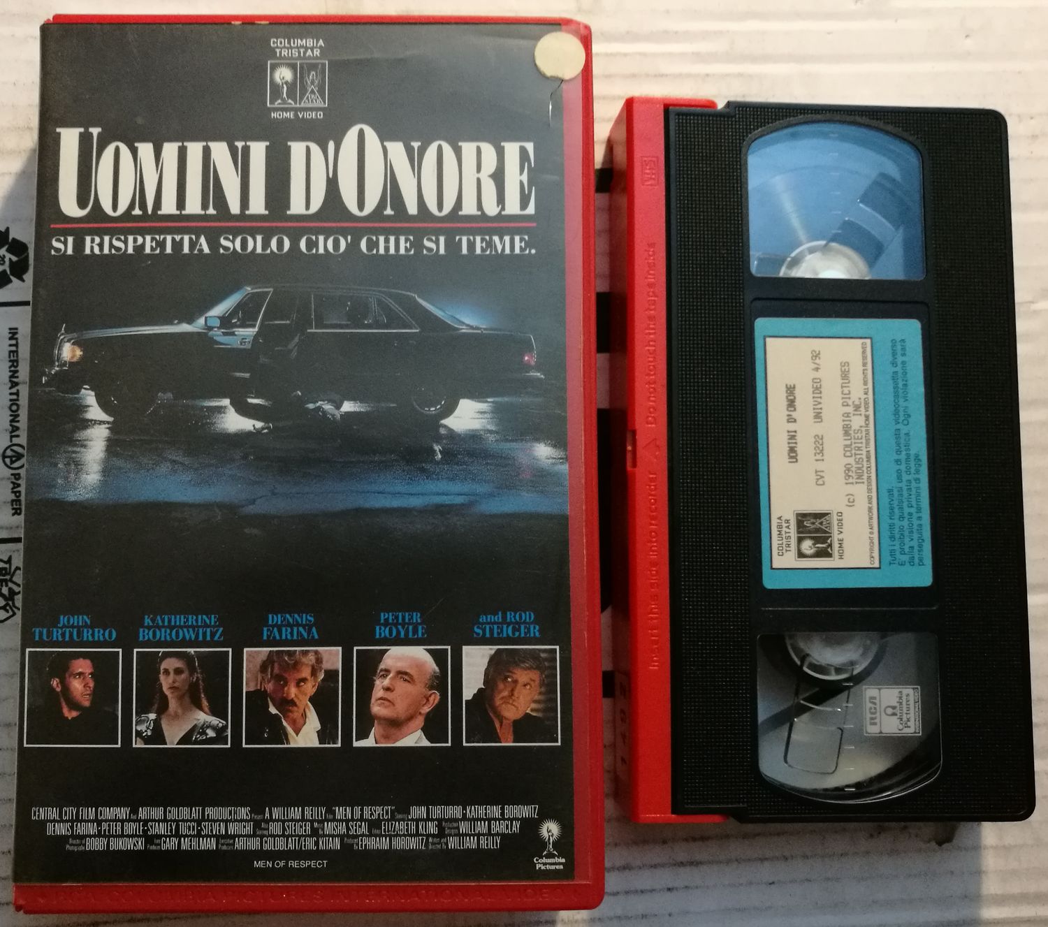 TeknoFilm - VHS – UOMINI D'ONORE di William Reilly (1991) - COLUMBIA TRISTAR (INEDITO IN DVD) TeknoFilm - VHS – UOMINI D'ONORE di William Reilly (1991) - COLUMBIA TRISTAR (INEDITO IN DVD)