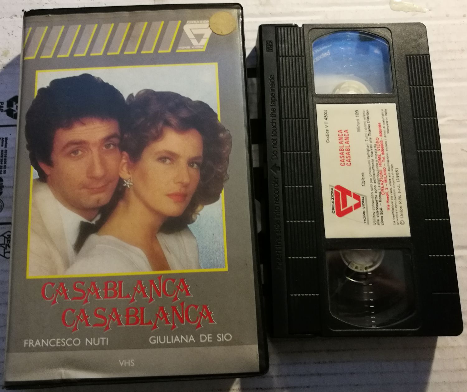 TeknoFilm - VHS – CASABLANCA CASABLANCA di Francesco Nuti (1984) - CREAZIONI TeknoFilm - VHS – CASABLANCA CASABLANCA di Francesco Nuti (1984) - CREAZIONI