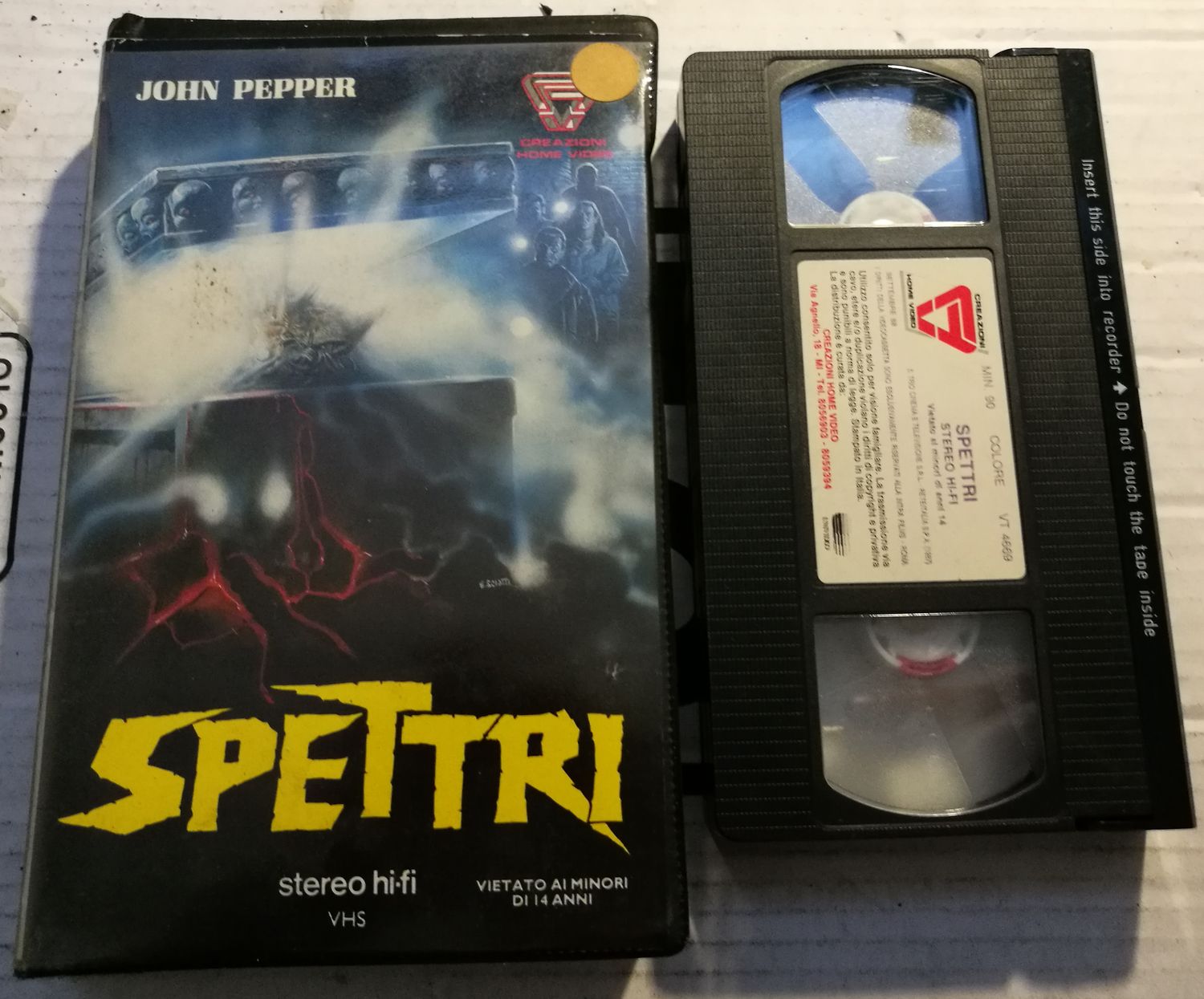 TeknoFilm - VHS – SPETTRI di Marcello Avallone (1987) - CREAZIONI TeknoFilm - VHS – SPETTRI di Marcello Avallone (1987) - CREAZIONI