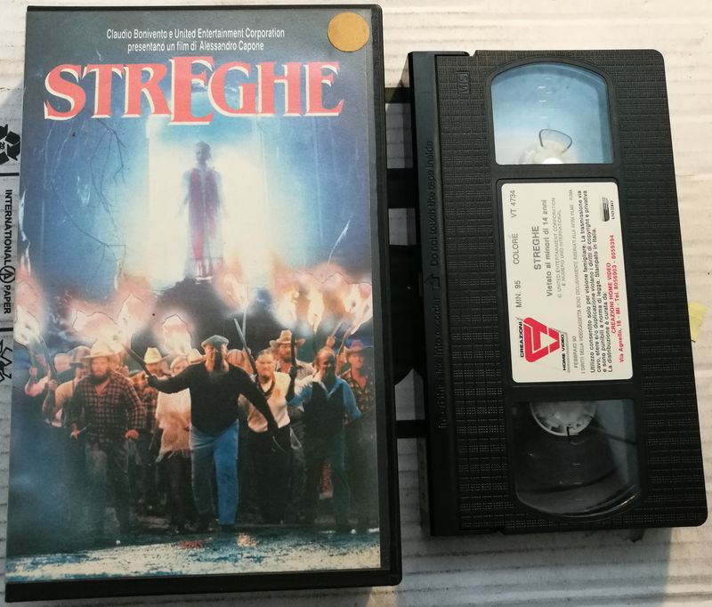 TeknoFilm - VHS – STREGHE di Alessandro Capone (1989) - CREAZIONI TeknoFilm - VHS – STREGHE di Alessandro Capone (1989) - CREAZIONI