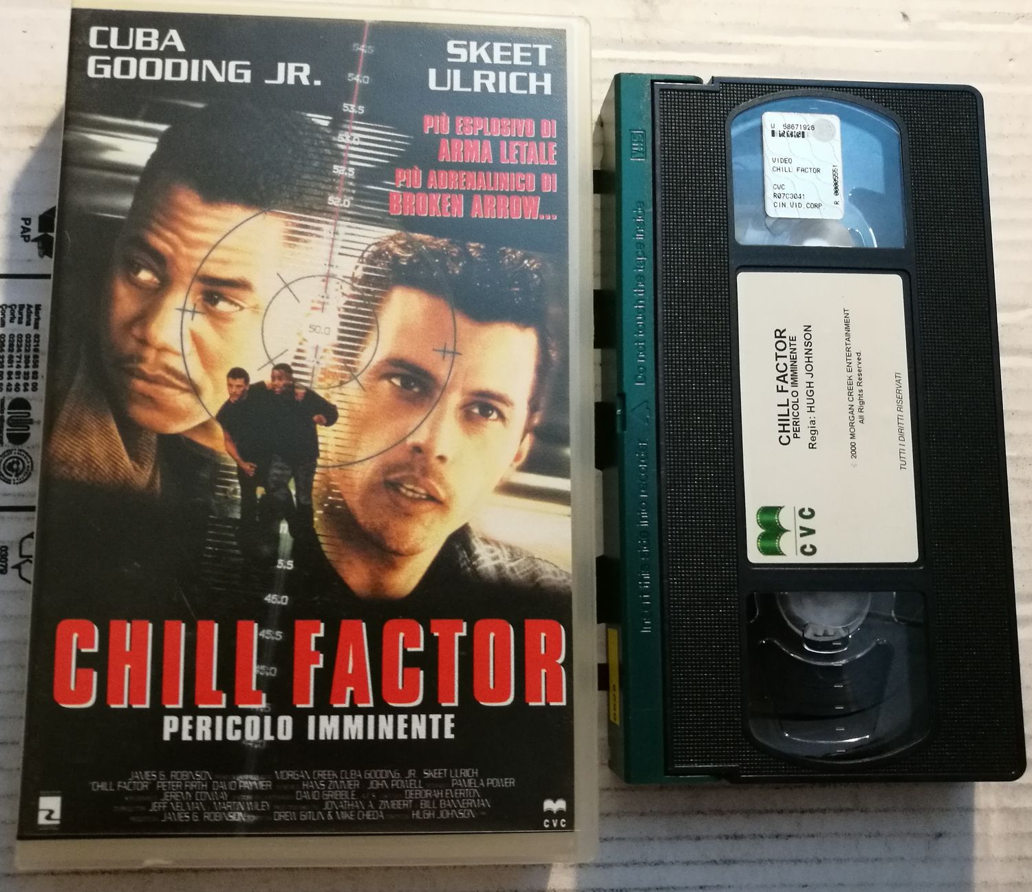 TeknoFilm - VHS – CHILL FACTOR - PERICOLO IMMINENTE di Hugh Johnson (1999) - CVC TeknoFilm - VHS – CHILL FACTOR - PERICOLO IMMINENTE di Hugh Johnson (1999) - CVC