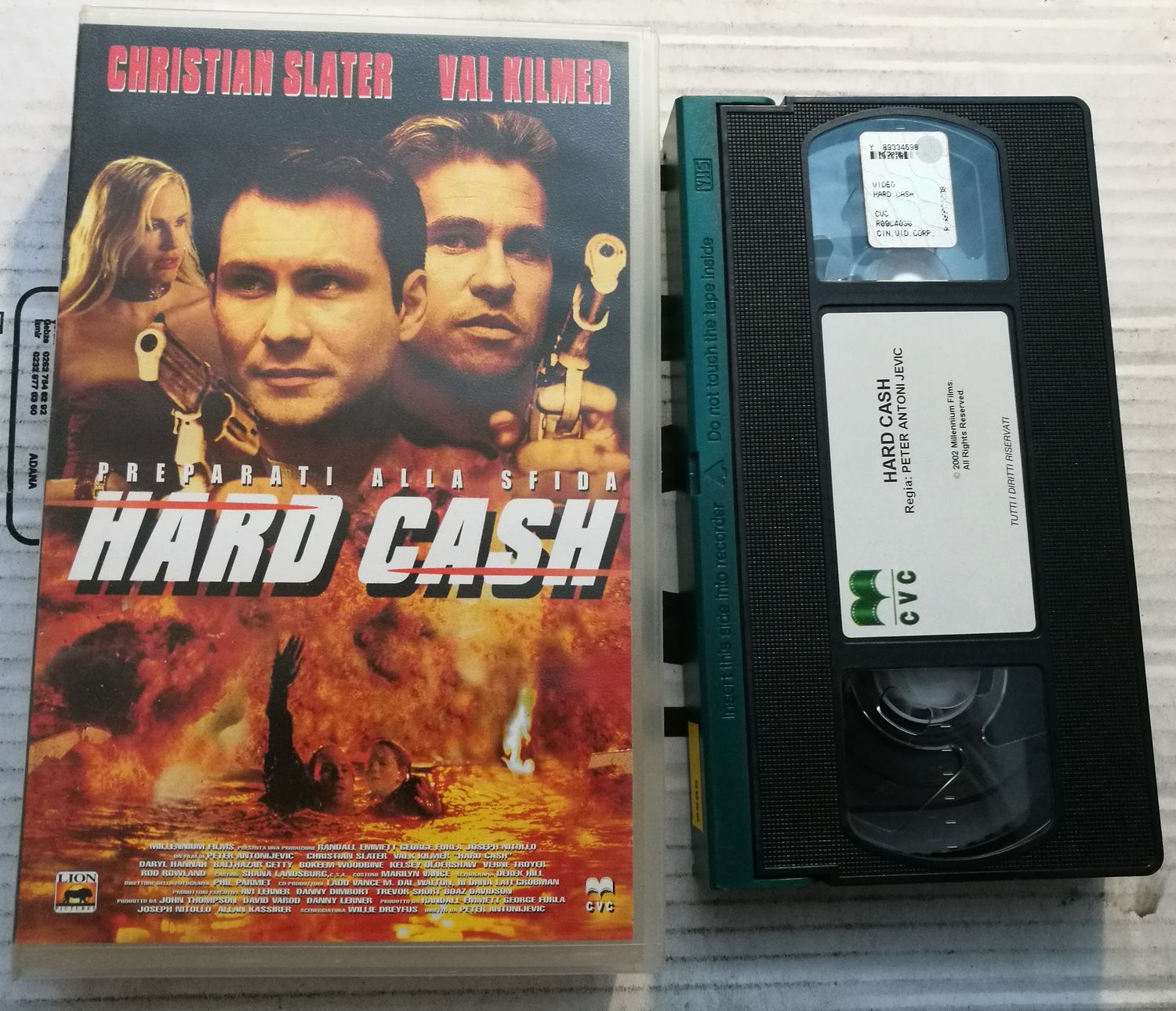 TeknoFilm - VHS – HARD CASH di Predrag Antonijevic (2002) - CVC TeknoFilm - VHS – HARD CASH di Predrag Antonijevic (2002) - CVC