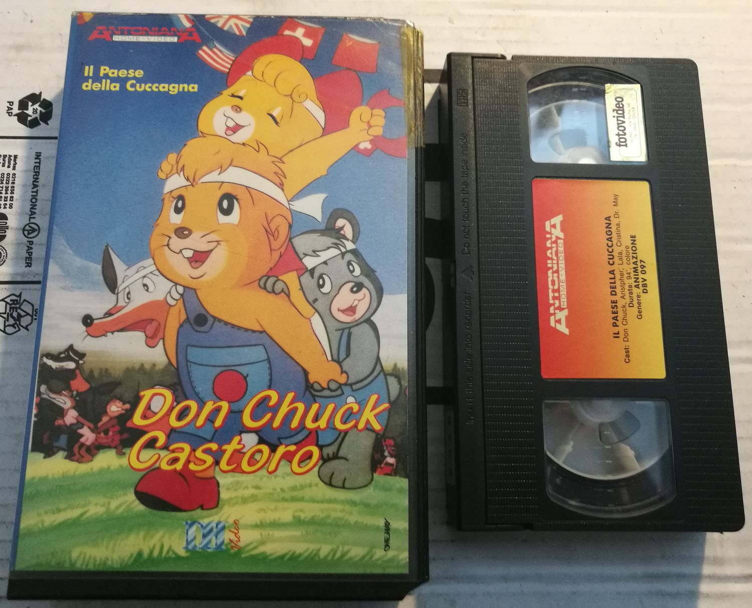 TeknoFilm - VHS – DON CHUCK CASTORO - IL PAESE DELLA CUCCAGNA di Kazuyuki Okasako (1975) - DB VIDEO (INEDITO IN DVD) TeknoFilm - VHS – DON CHUCK CASTORO - IL PAESE DELLA CUCCAGNA di Kazuyuki Okasako (1975) - DB VIDEO (INEDITO IN DVD)