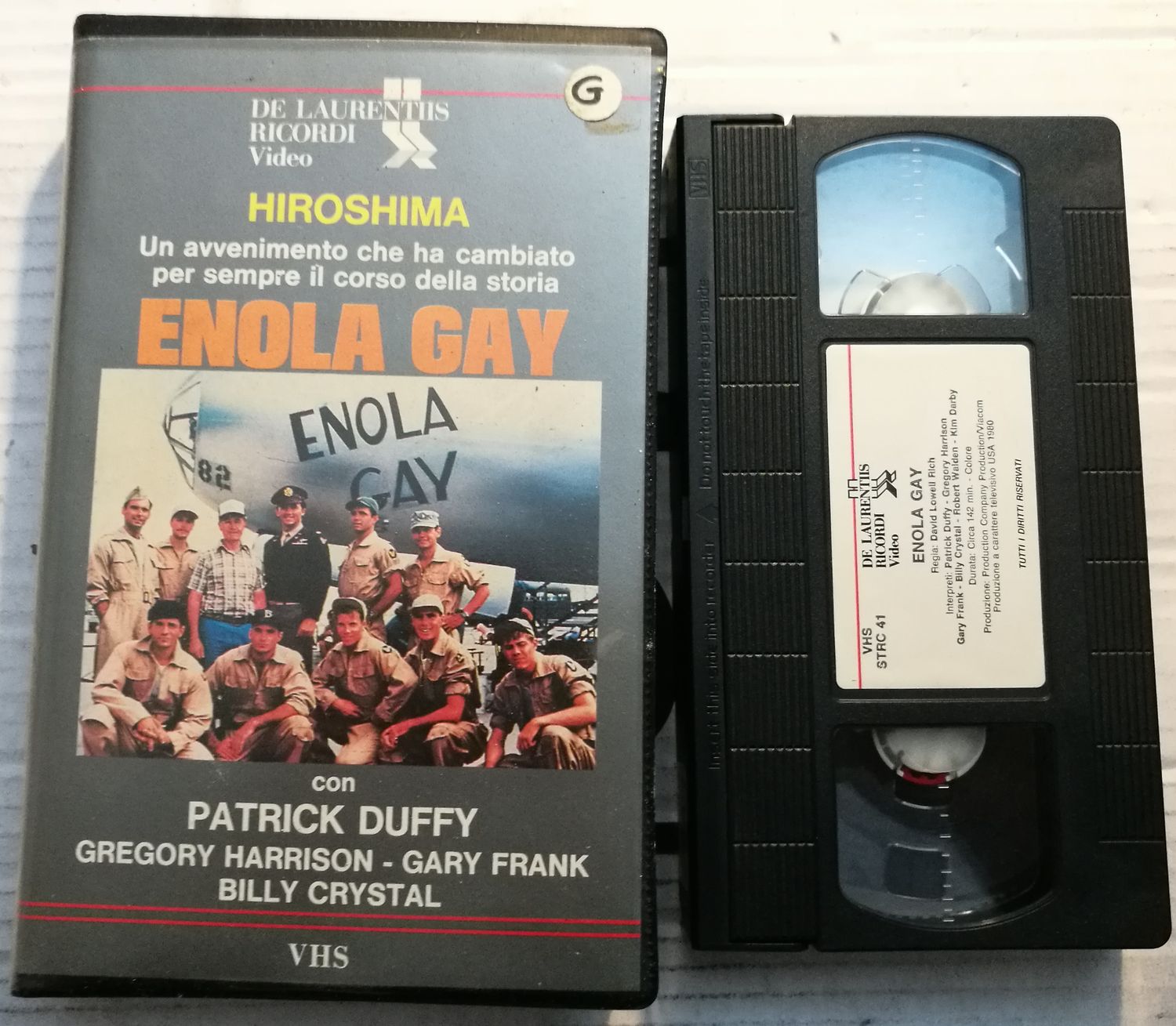 TeknoFilm - VHS – ENOLA GAY di David Lowell Rich (1980) - DeLaurentis/RICORDI (INEDITO IN DVD) TeknoFilm - VHS – ENOLA GAY di David Lowell Rich (1980) - DeLaurentis/RICORDI (INEDITO IN DVD)