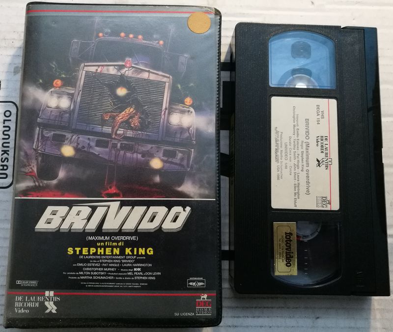 TeknoFilm - VHS – BRIVIDO di Stephen King (1985) - DeLaurentis/RICORDI