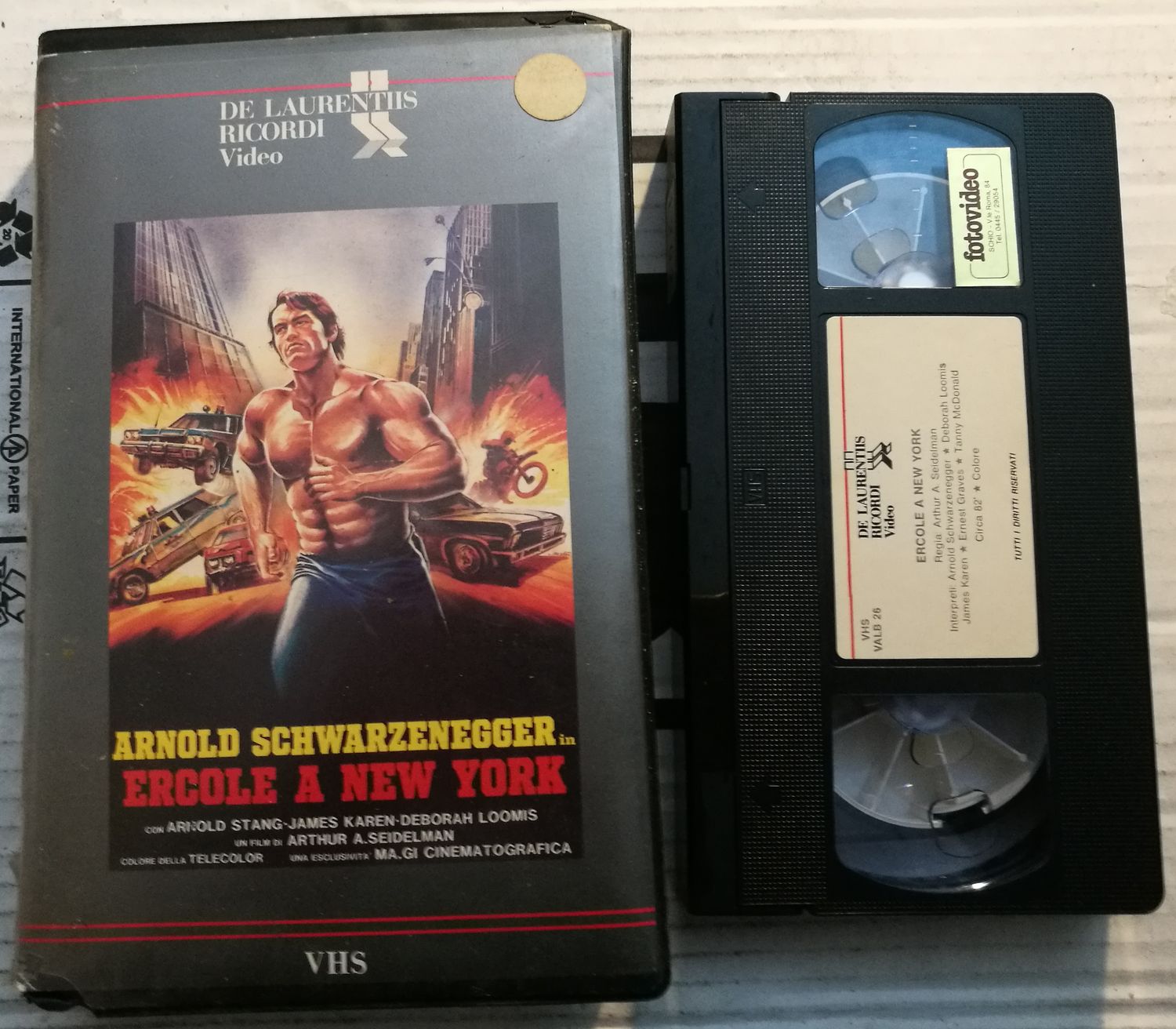 TeknoFilm - VHS – ERCOLE A NEW YORK di Arthur Allan Seidelman (1970) - DeLaurentis/RICORDI TeknoFilm - VHS – ERCOLE A NEW YORK di Arthur Allan Seidelman (1970) - DeLaurentis/RICORDI