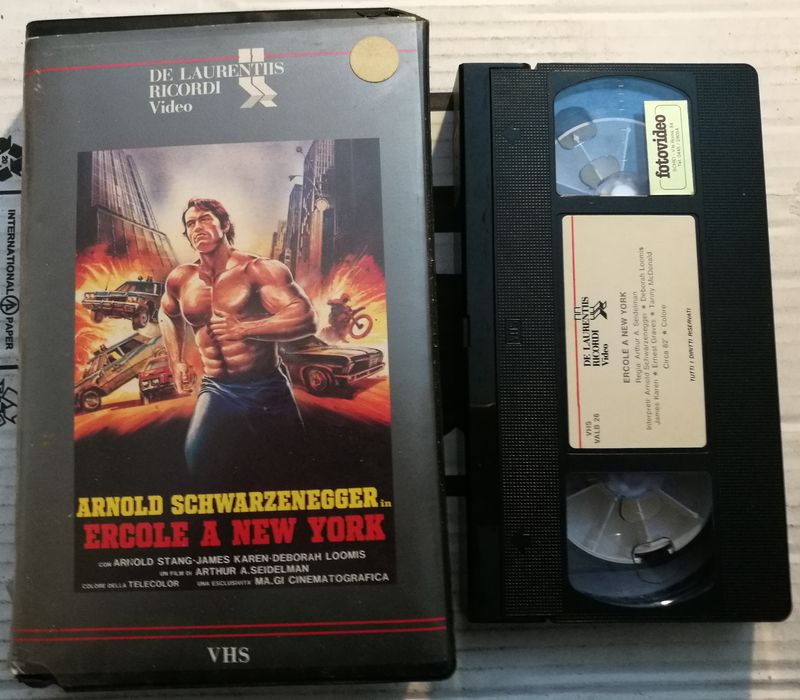TeknoFilm - VHS – ERCOLE A NEW YORK di Arthur Allan Seidelman (1970) - DeLaurentis/RICORDI