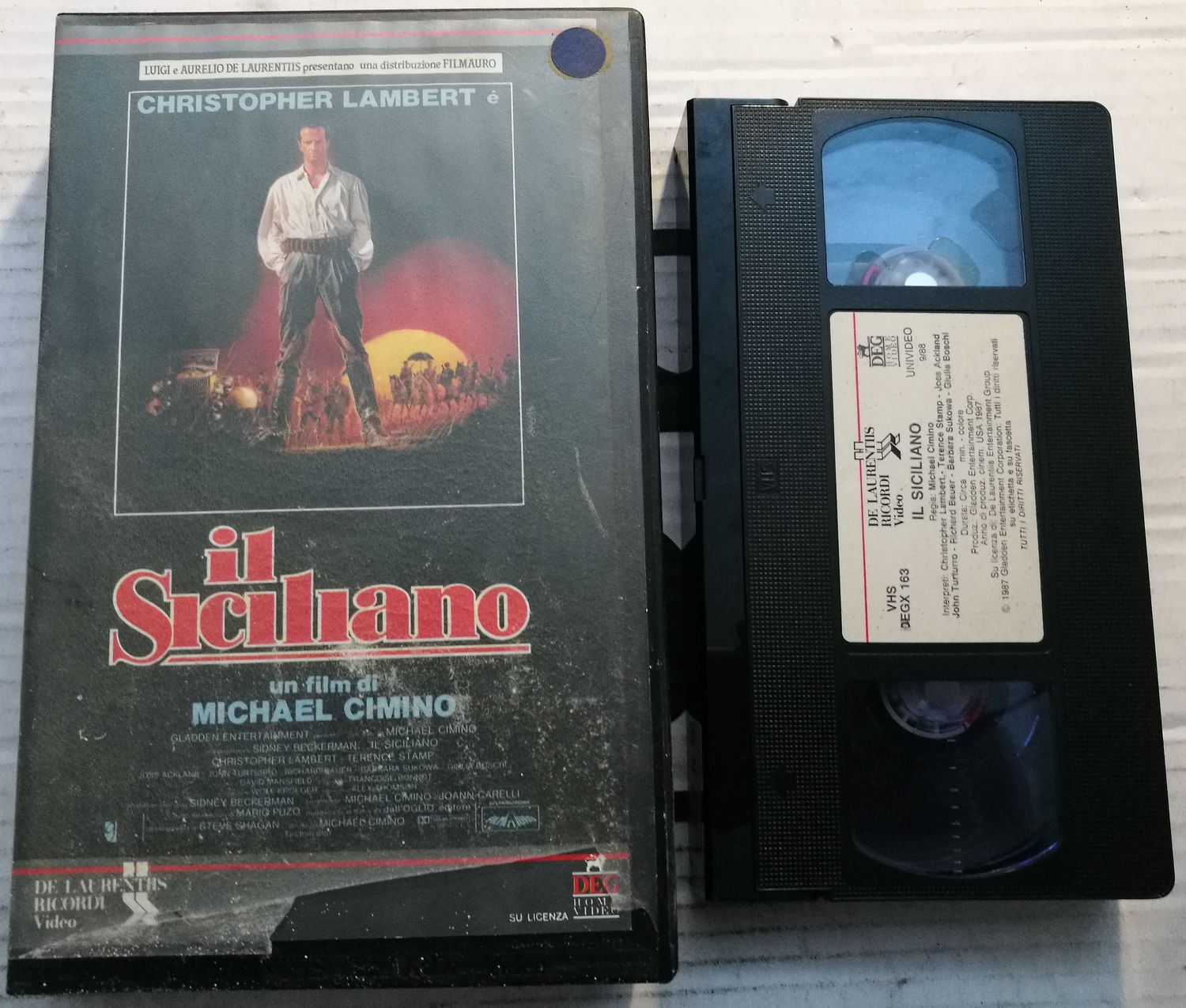 TeknoFilm - VHS – IL SICILIANO di Michael Cimino (1987) - DeLaurentis/RICORDI TeknoFilm - VHS – IL SICILIANO di Michael Cimino (1987) - DeLaurentis/RICORDI