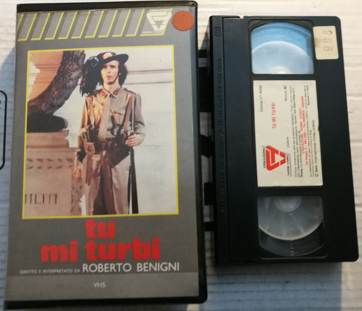 TeknoFilm - VHS – TU MI TURBI di Roberto Benigni (1982) - DeLaurentis/RICORDI TeknoFilm - VHS – TU MI TURBI di Roberto Benigni (1982) - DeLaurentis/RICORDI