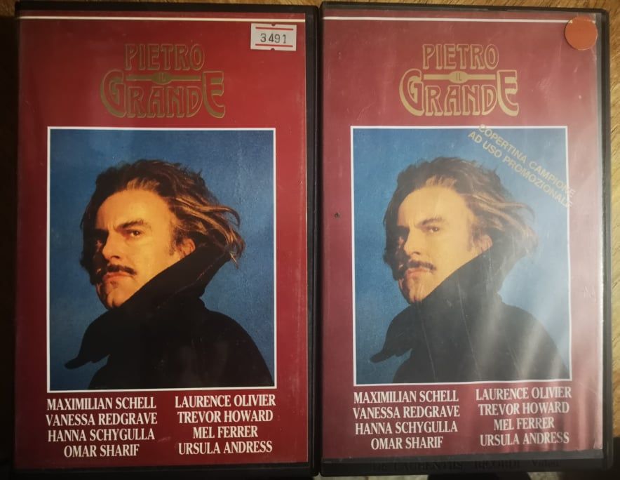 TeknoFilm - 2 VHS – PIETRO IL GRANDE Parte 1 e 2 di Marvin J. Chomsky e Lawrence Schiller (1986) - DeLaurentis/RICORDI (INEDITO IN DVD) TeknoFilm - 2 VHS – PIETRO IL GRANDE Parte 1 e 2 di Marvin J. Chomsky e Lawrence Schiller (1986) - DeLaurentis/RICORDI (INEDITO IN DVD)