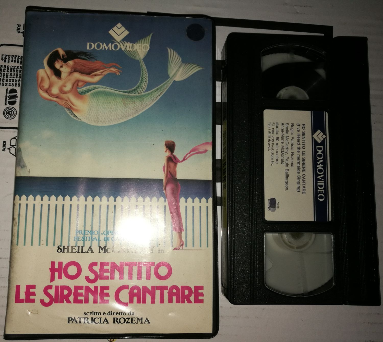 TeknoFilm - VHS – HO SENTITO LE SIRENE CANTARE DI Patricia Rozema (1987) - DOMOVIDEO (INEDITO IN DVD) TeknoFilm - VHS – HO SENTITO LE SIRENE CANTARE DI Patricia Rozema (1987) - DOMOVIDEO (INEDITO IN DVD)