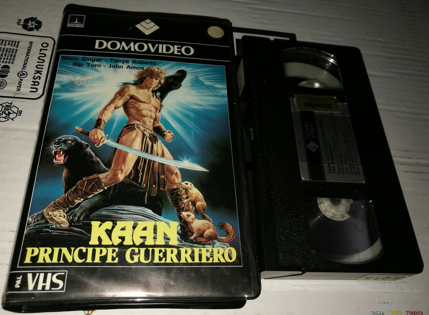 TeknoFilm - VHS – KAIN IL MERCENARIO Kaan il mercenario di John C. Broderick (1984) - DOMOVIDEO (INEDITO IN DVD) TeknoFilm - VHS – KAIN IL MERCENARIO Kaan il mercenario di John C. Broderick (1984) - DOMOVIDEO (INEDITO IN DVD)
