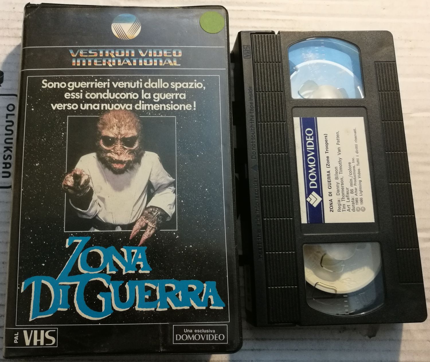 TeknoFilm - VHS – ALIEN - ZONA DI GUERRA di Danny Bilson. (1985) - DOMOVIDEO (INEDITO IN DVD) TeknoFilm - VHS – ALIEN - ZONA DI GUERRA di Danny Bilson. (1985) - DOMOVIDEO (INEDITO IN DVD)
