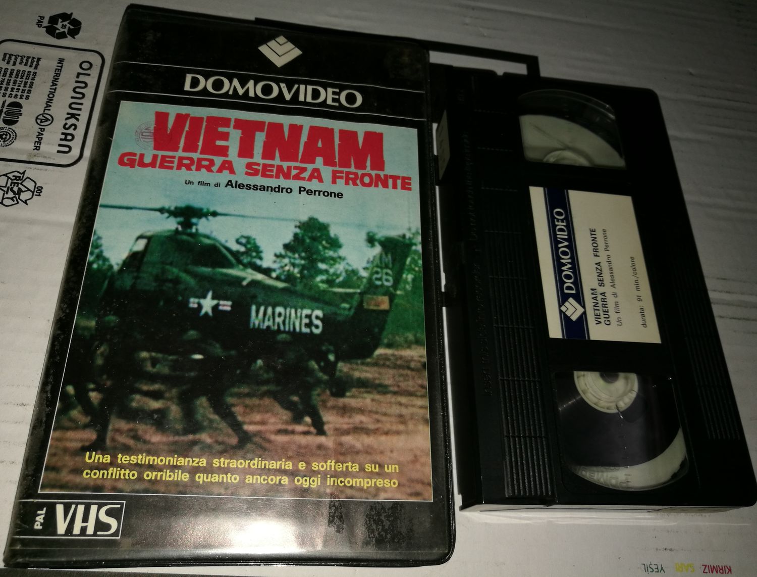 TeknoFilm - VHS – VIETNAM GUERRA SENZA FRONTE di Alessandro Perrone (1967) - DOMOVIDEO (INEDITO IN DVD) TeknoFilm - VHS – VIETNAM GUERRA SENZA FRONTE di Alessandro Perrone (1967) - DOMOVIDEO (INEDITO IN DVD)