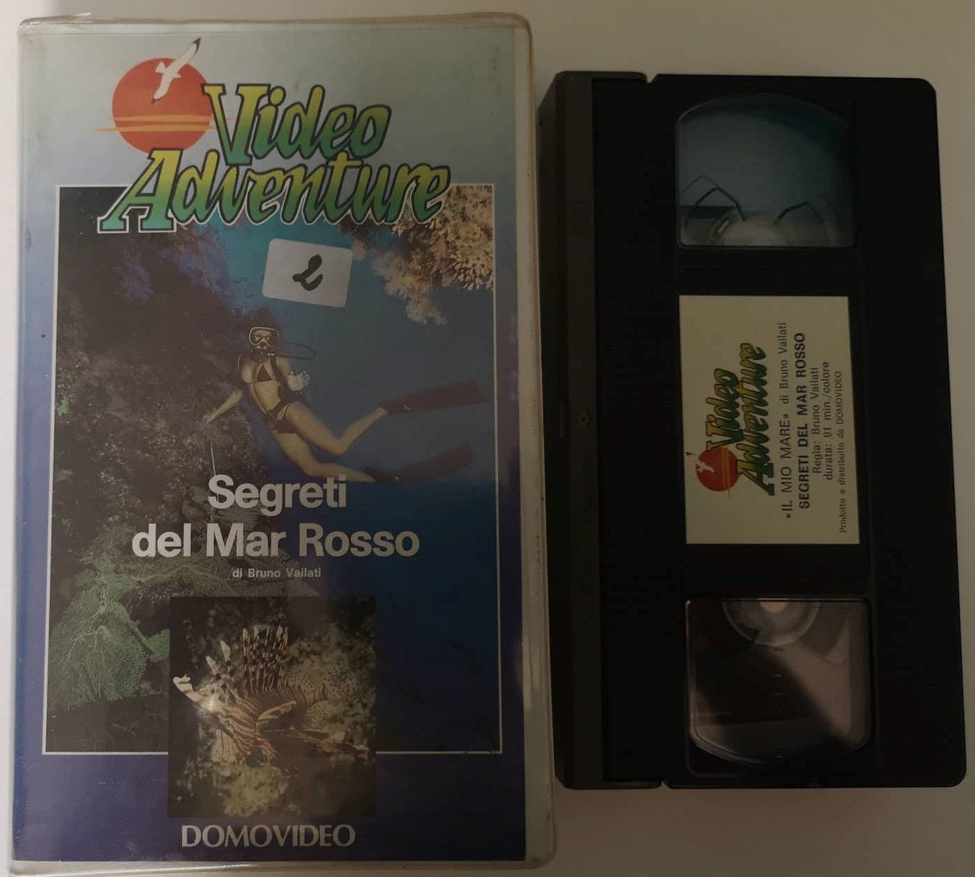TeknoFilm - VHS – Bruno Vailati VIDEO ADVENTURE 1 - SEGRETI DEL MAR ROSSO (1985) - DOMOVIDEO (INEDITO IN DVD) TeknoFilm - VHS – Bruno Vailati VIDEO ADVENTURE 1 - SEGRETI DEL MAR ROSSO (1985) - DOMOVIDEO (INEDITO IN DVD)