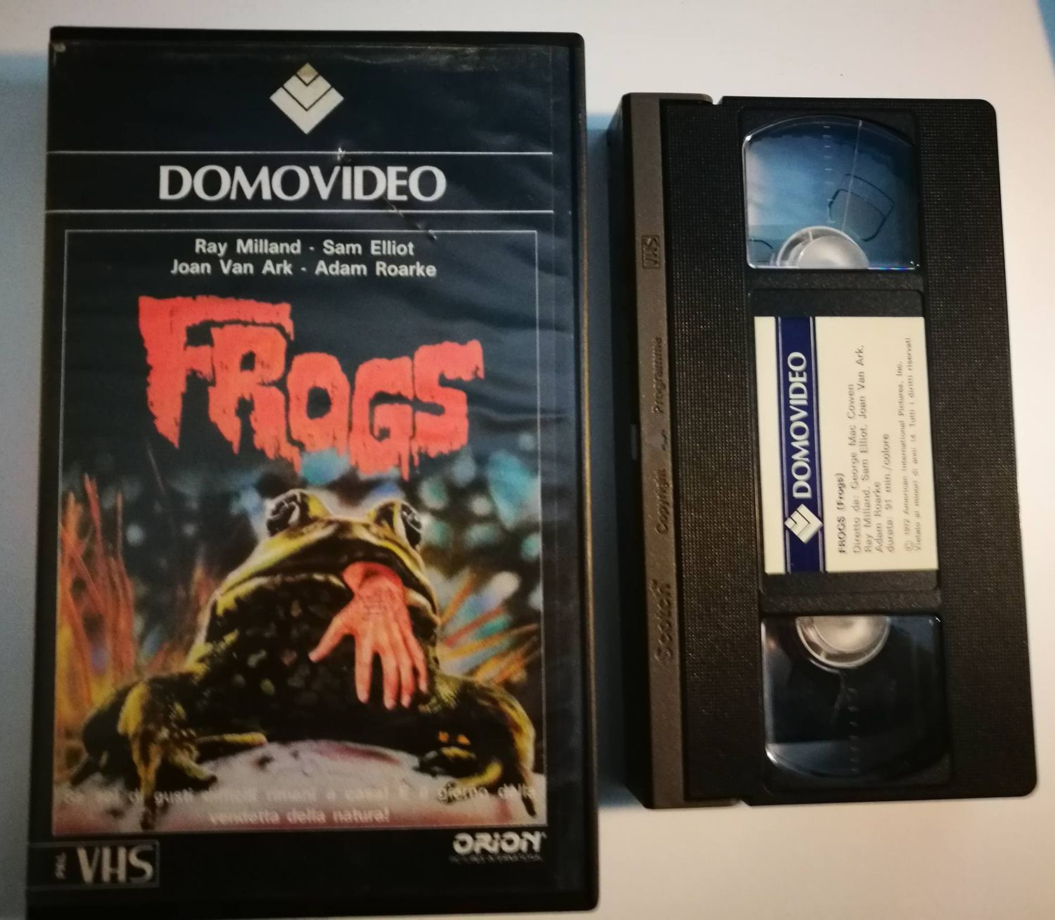 TeknoFilm - VHS – FROGS di George McCowan (1972) - DOMOVIDEO TeknoFilm - VHS – FROGS di George McCowan (1972) - DOMOVIDEO