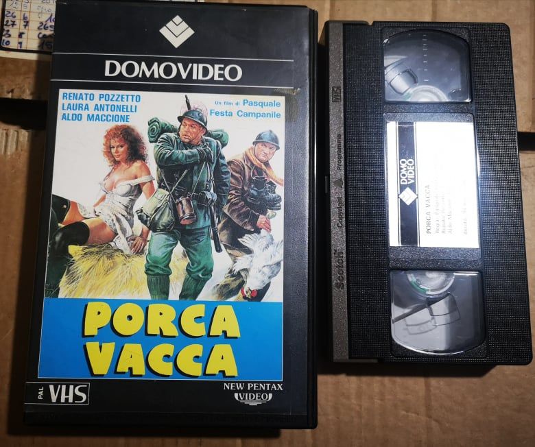 TeknoFilm - VHS – PORCA VACCA di Pasquale Festa Campanile (1982) - DOMOVIDEO TeknoFilm - VHS – PORCA VACCA di Pasquale Festa Campanile (1982) - DOMOVIDEO