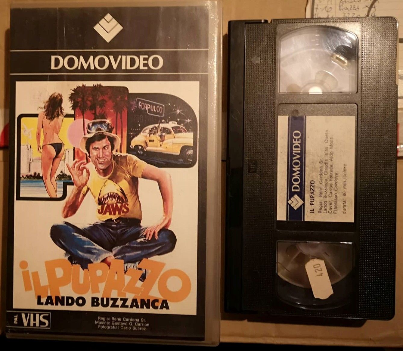 TeknoFilm - VHS – IL PUPAZZO di René Cardona Jr. (1979) - DOMOVIDEO TeknoFilm - VHS – IL PUPAZZO di René Cardona Jr. (1979) - DOMOVIDEO