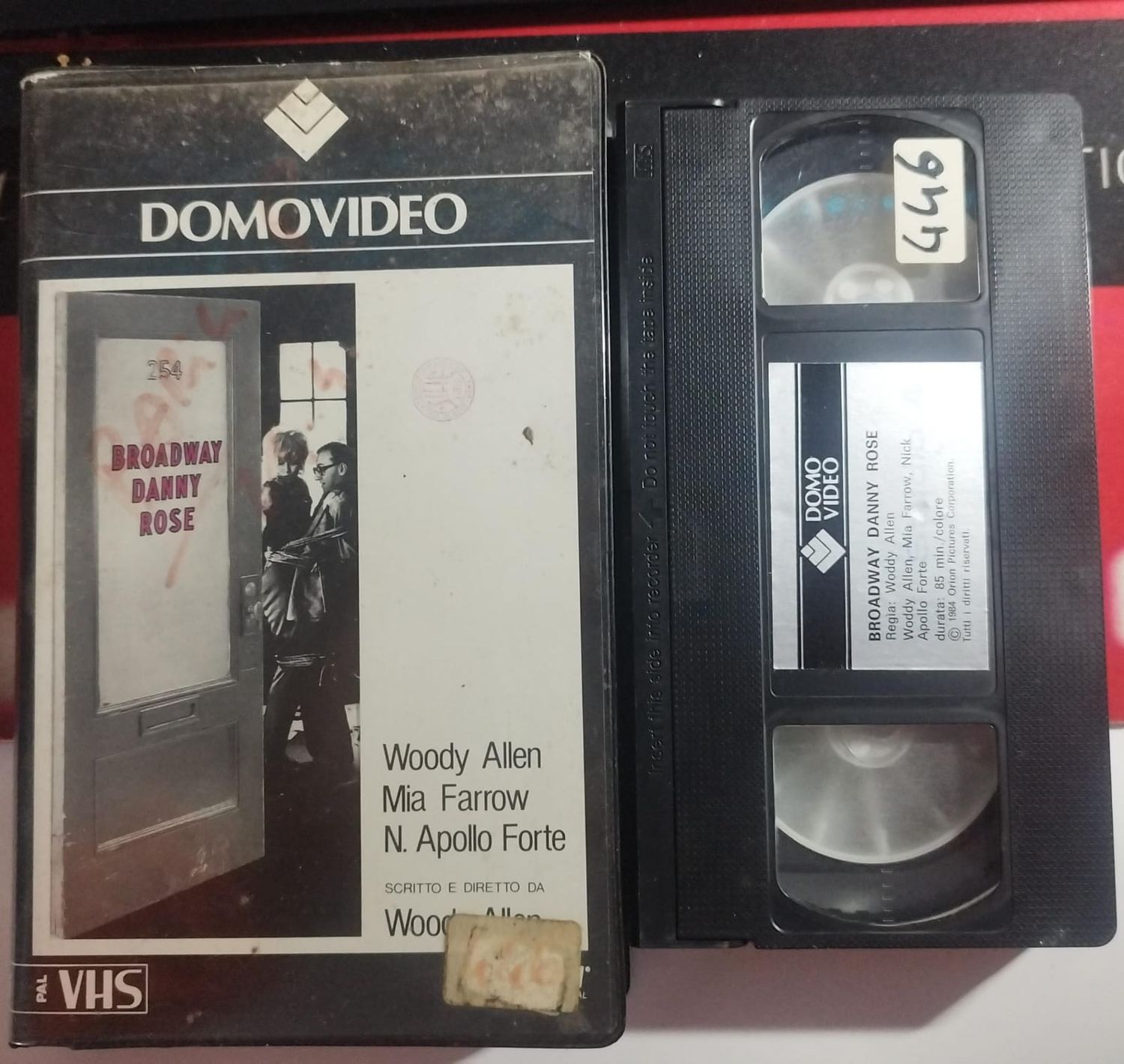 TeknoFilm - VHS – BROADWAY DANNY ROSE di Woody Allen (1984) - DOMOVIDEO TeknoFilm - VHS – BROADWAY DANNY ROSE di Woody Allen (1984) - DOMOVIDEO