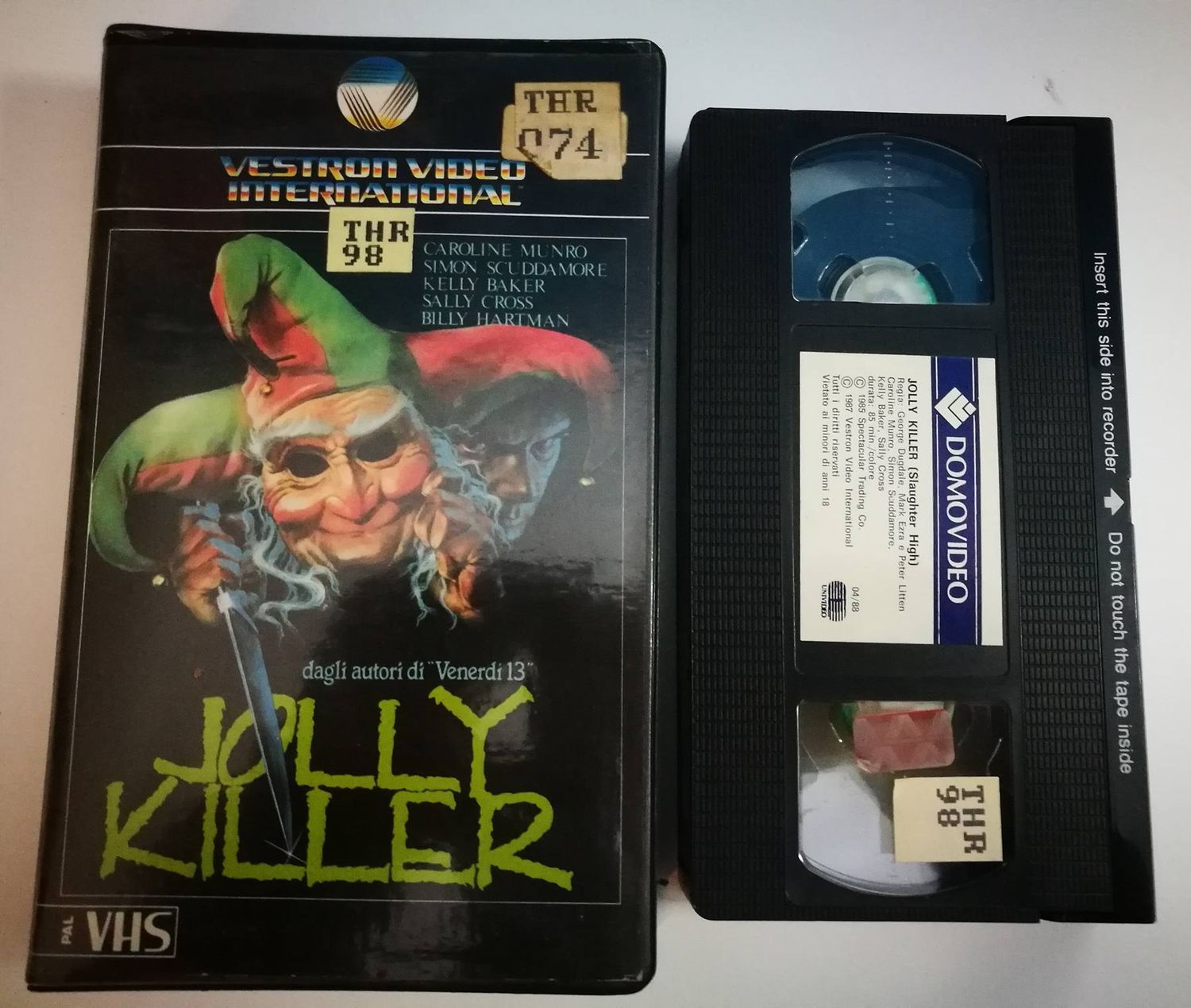 TeknoFilm - VHS – JOLLY KILLER di George Dugdale (1985) - DOMOVIDEO TeknoFilm - VHS – JOLLY KILLER di George Dugdale (1985) - DOMOVIDEO