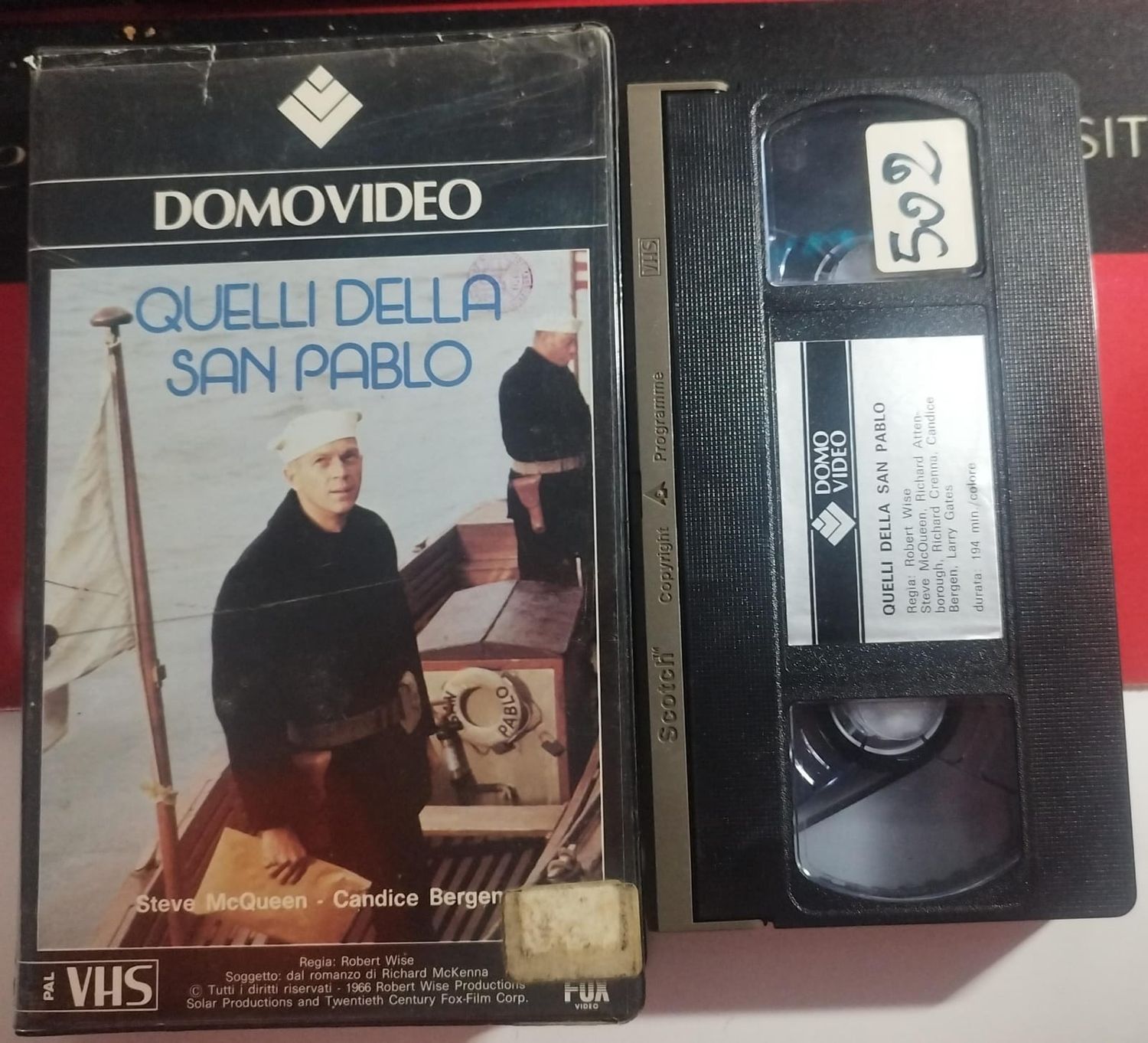 TeknoFilm - VHS – QUELLI DELLA SAN PABLO di Robert Wise (1966) - DOMOVIDEO TeknoFilm - VHS – QUELLI DELLA SAN PABLO di Robert Wise (1966) - DOMOVIDEO